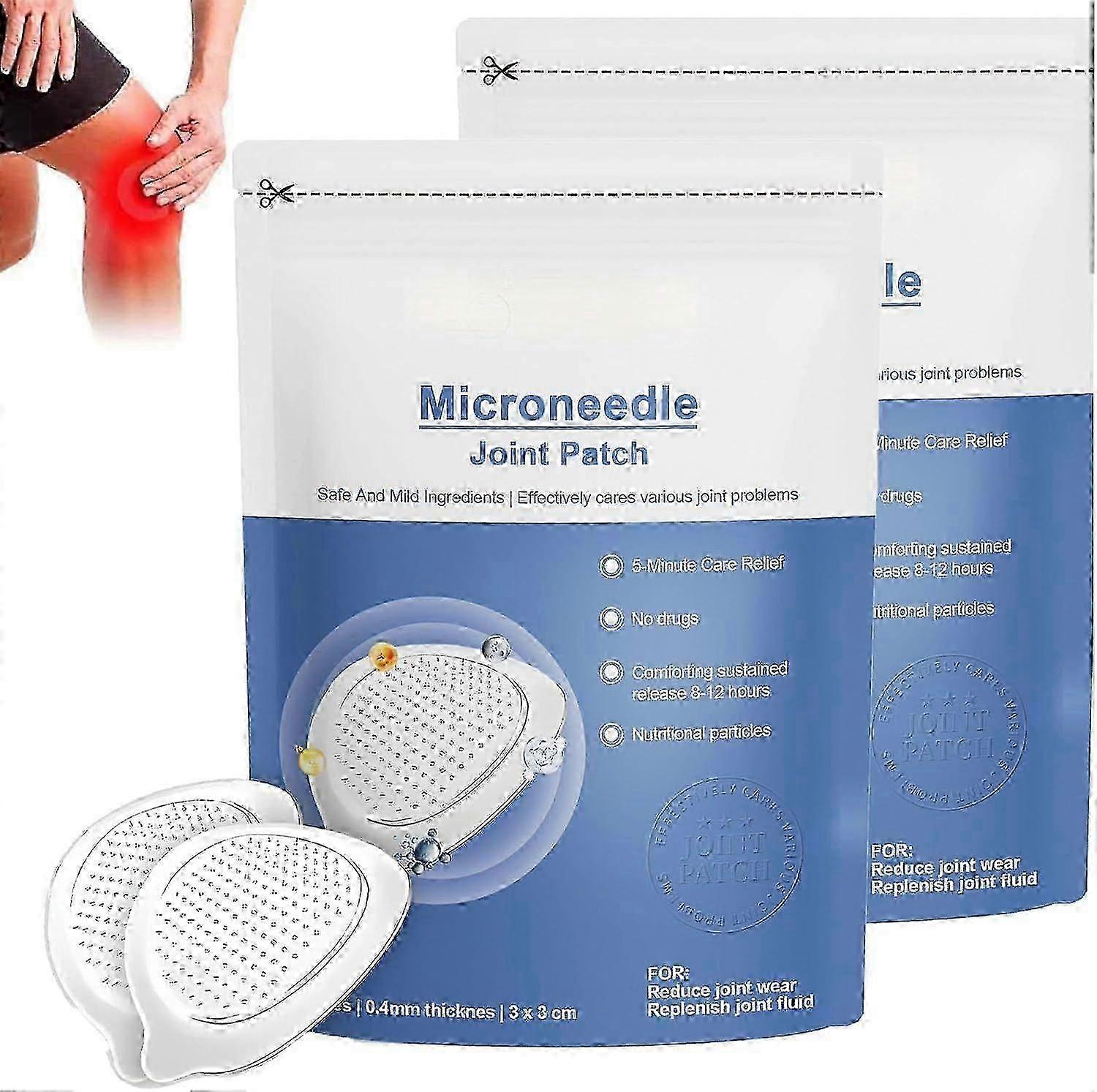 Hyaluronic Acid Nano-Microneedle Patch Relieve Joint Muscle Soreness Natural Herbal Patches for Knee Neck Shoulder Lumbar Spine