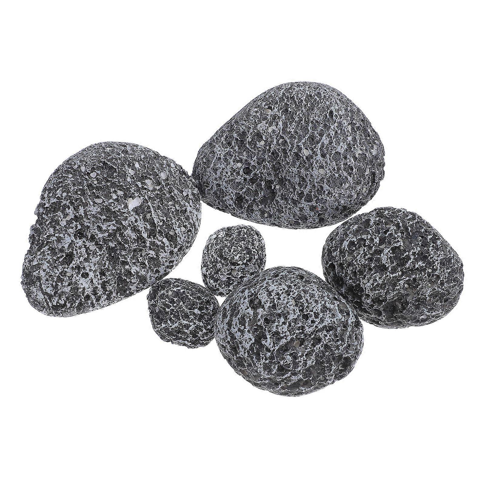 6pcs Lightweight Realistic Artificial Rocks for Plants – Decorative Stones for Fairy Gardens, Floral Arrangements & Craft Projects