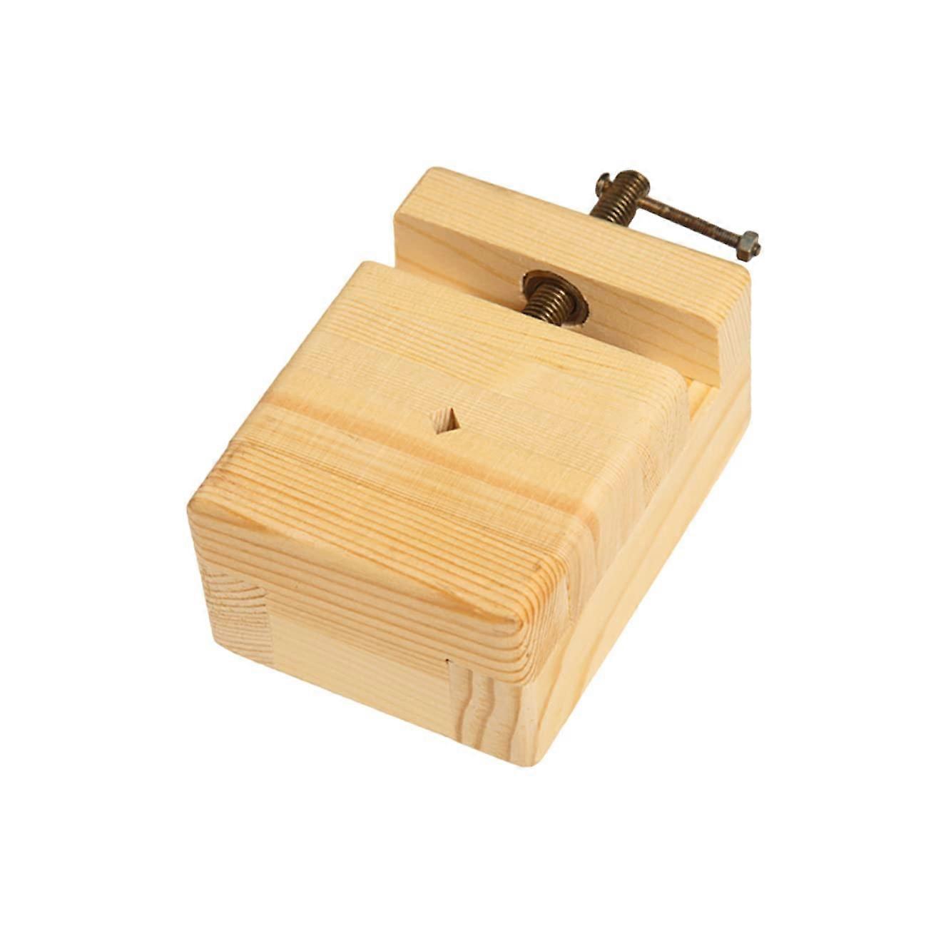 Unique Hold Design Carving Tool for Securing Wooden Engraved Seals, Durable Construction, Ideal for Crafting and DIY Projects