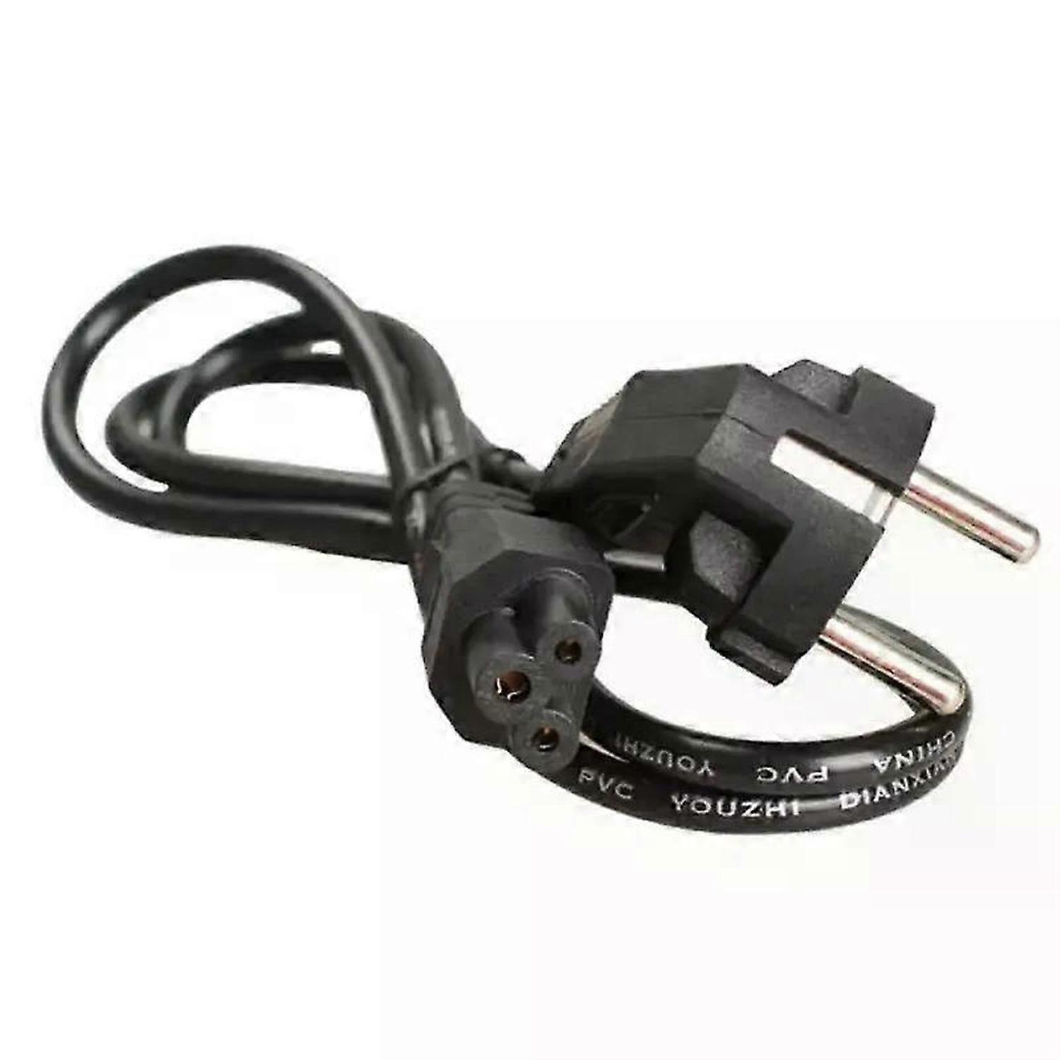 VDE Three Core European Standard Power Cord With Clover Connector For Computer And Laptop