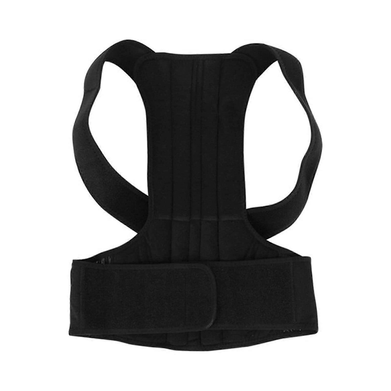 Posture Correction Adjustable Spine Support for Adults with Hunchback Pain - Shoulder Strap Back Brace in XX-Large, Basic Type