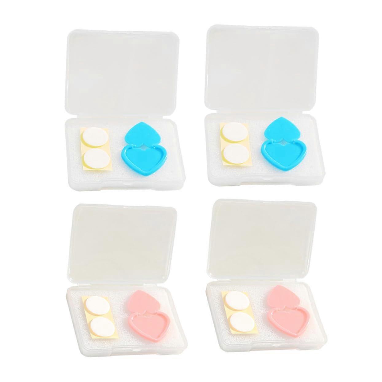 Heart-Shaped Diamond Art Covers 4-Pack Plastic Protection Sheets A3/A4 Universal Easy to Use Craft Supplies
