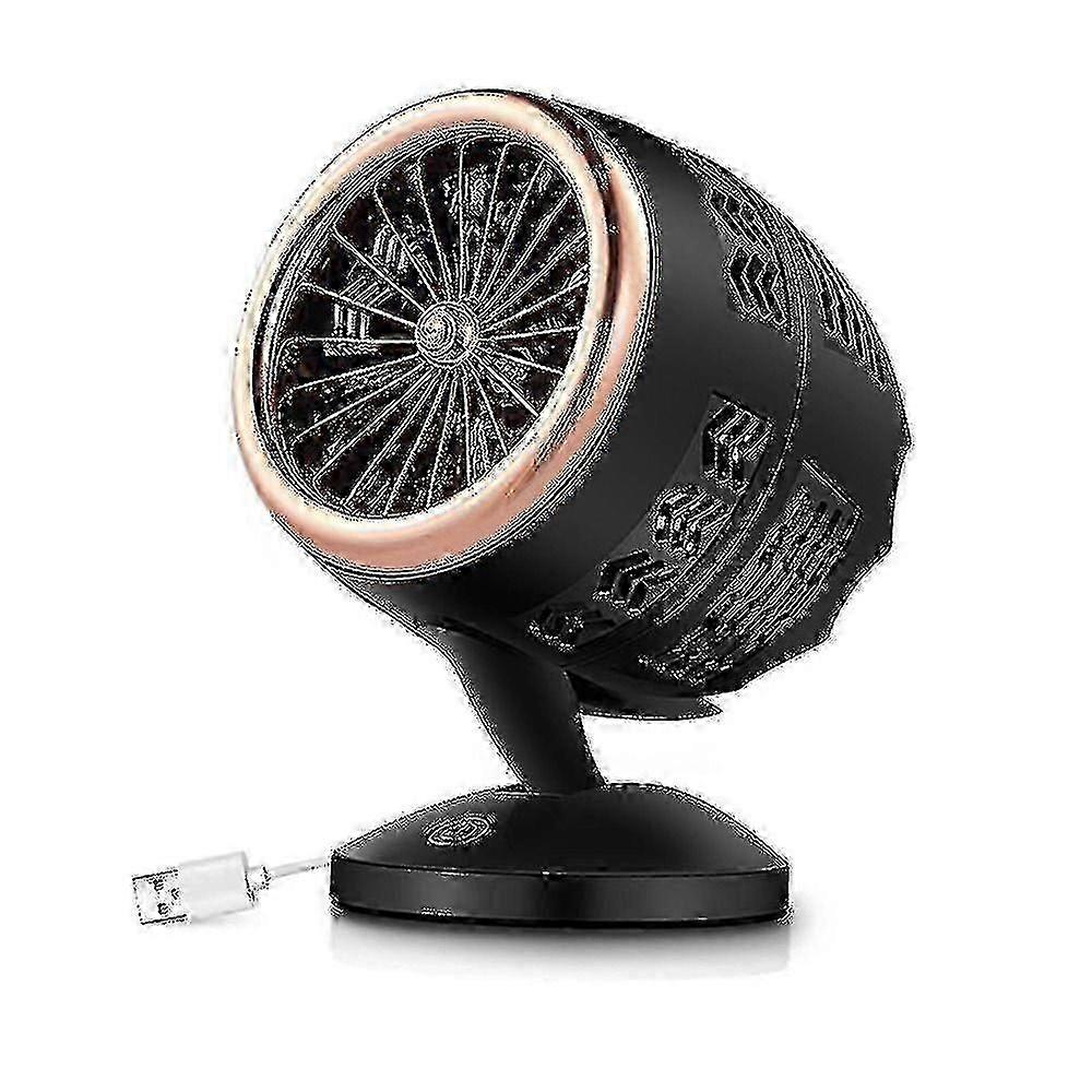Compact 350W USB Powered Portable Heater Fan with Fast Heating Thermostat for Home Use