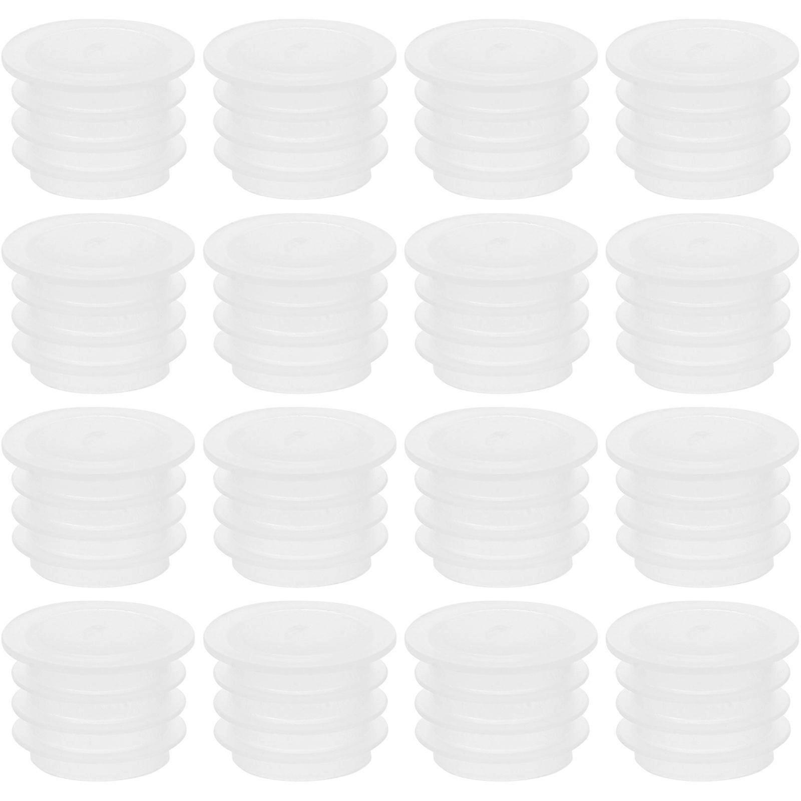 100 stk endestoppere erstatning plugg flaskehetter rund endelokk for potter flasker slanger