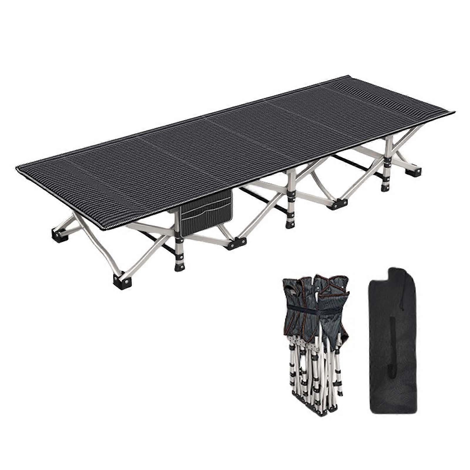 Folding Camping Cots for Adults, 26 Inch Extra Wide Camp Beds with Carry Bag