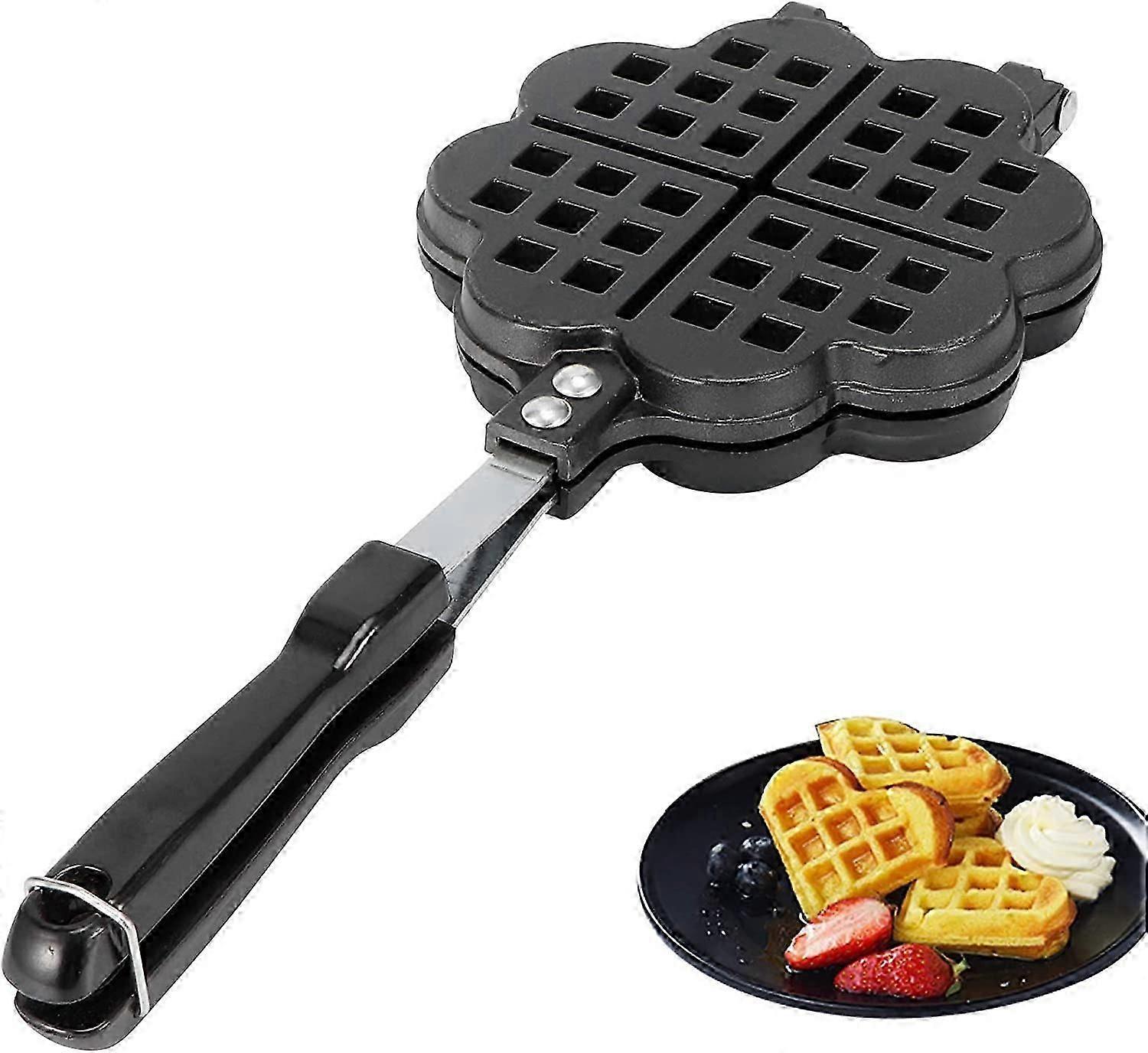Waffelbackform Backform DIY Waffeleiser Waffelkuchenform Backform Waffelform Waffelform Waffelbackform Backform Backform Haushalts-Gasherd Kochzubehör