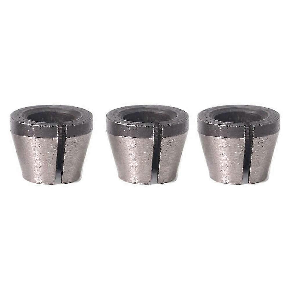 3Pcs High Precision 6mm 6.35mm 8mm Router Collet Chuck Adapter for Engraving and Trimming Machines