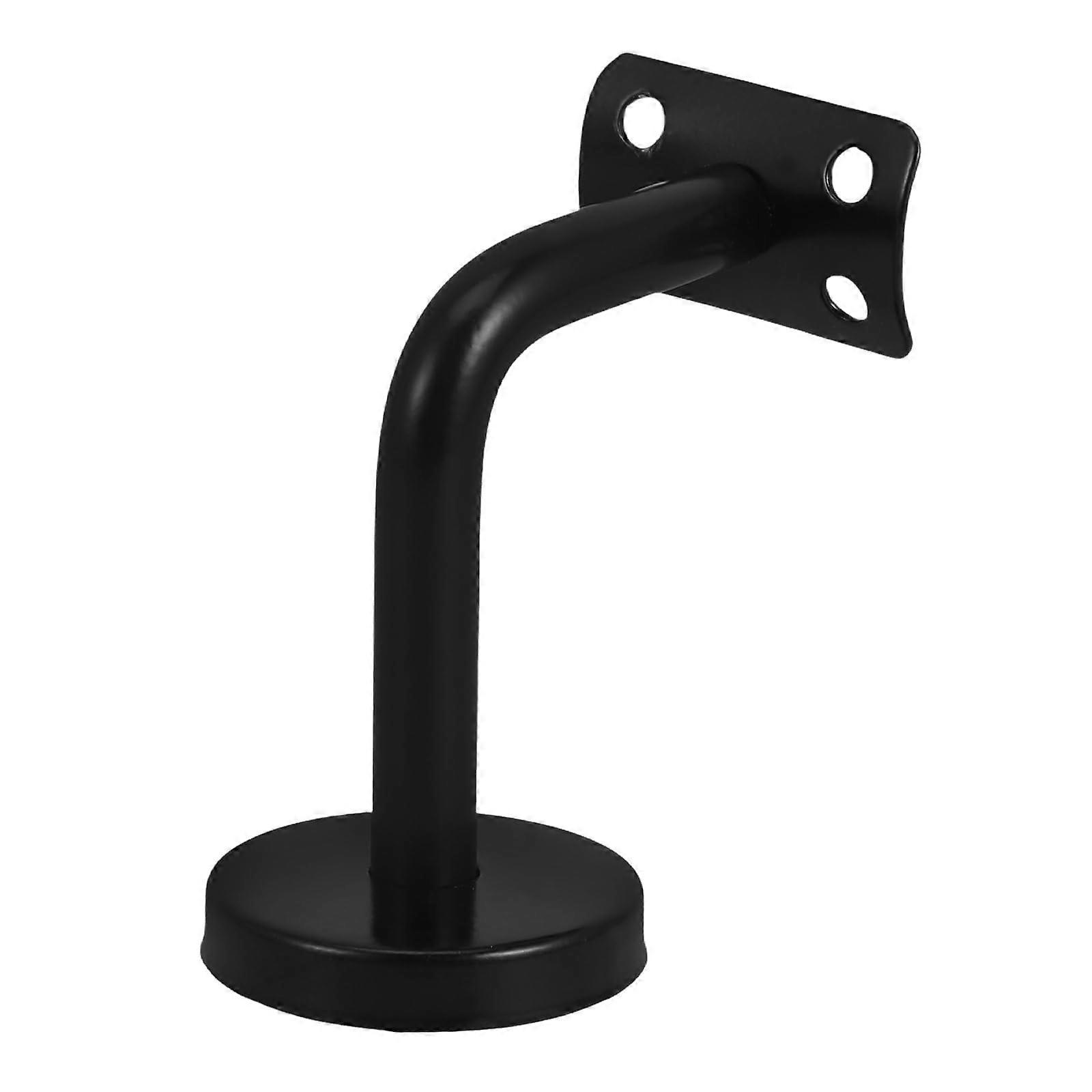 Handrail Holder Wall Bracket Support for Stair Railing, Compatible with 1.5-Inch Pipe, Durable Metal Construction