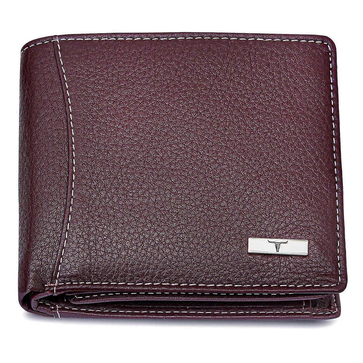 Oliver Brown Leather Wallet for Men with Box