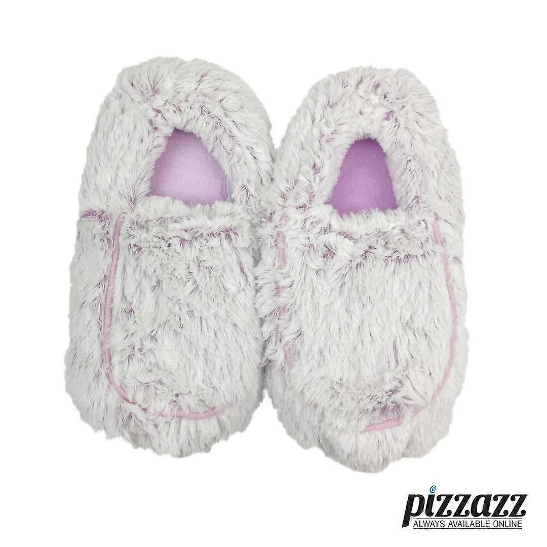Warmies Microwavable Slippers Wheat Filled Lavender Scented Slip-On Heat Packs