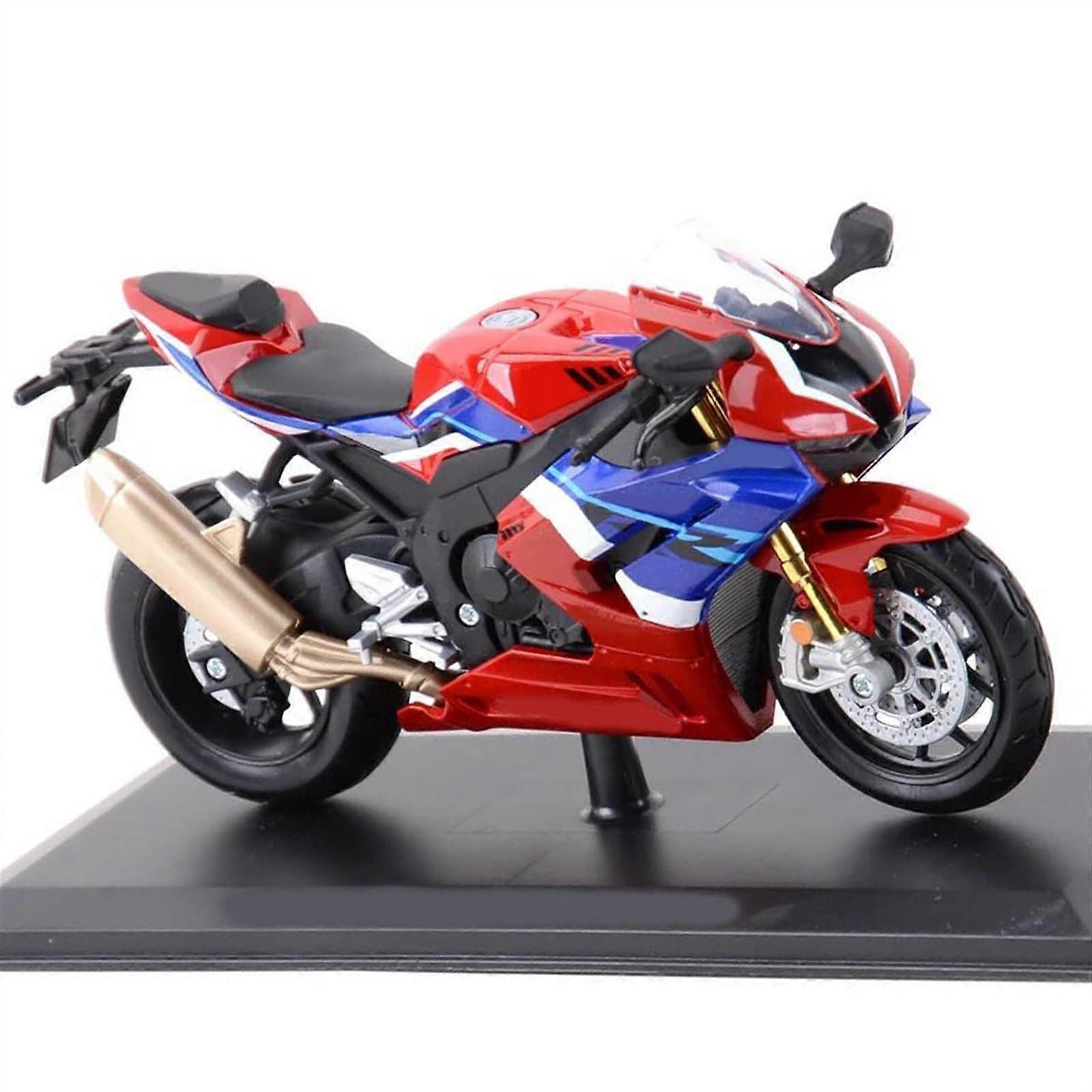 Scale Model 1/12 Diecast Metal Motorcycle H-ONDA CBR1000RR-R Fireblade SP Red with Stand for Collectors