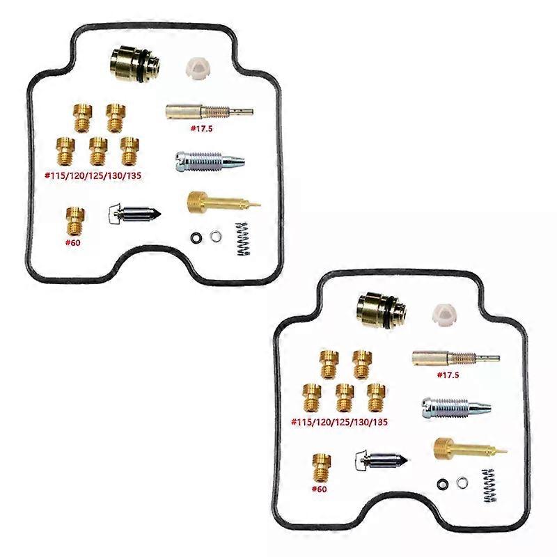 スズキ GS-E 500 GS500 GSE500 K/UK/HK/HUK/HL 2001-2011 キャブレター修理キット フロート&ダイヤフラム付き