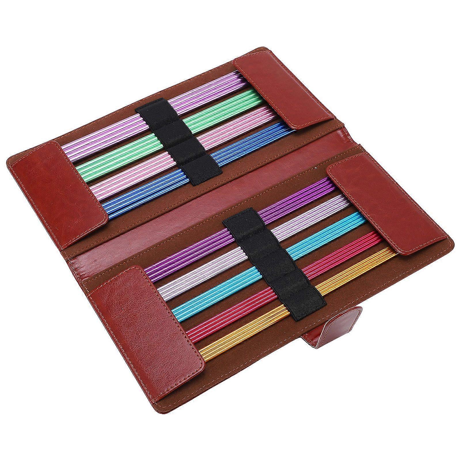 2025 Latest Model  36Pcs Double Pointed Aluminum Knitting Needles Set Various