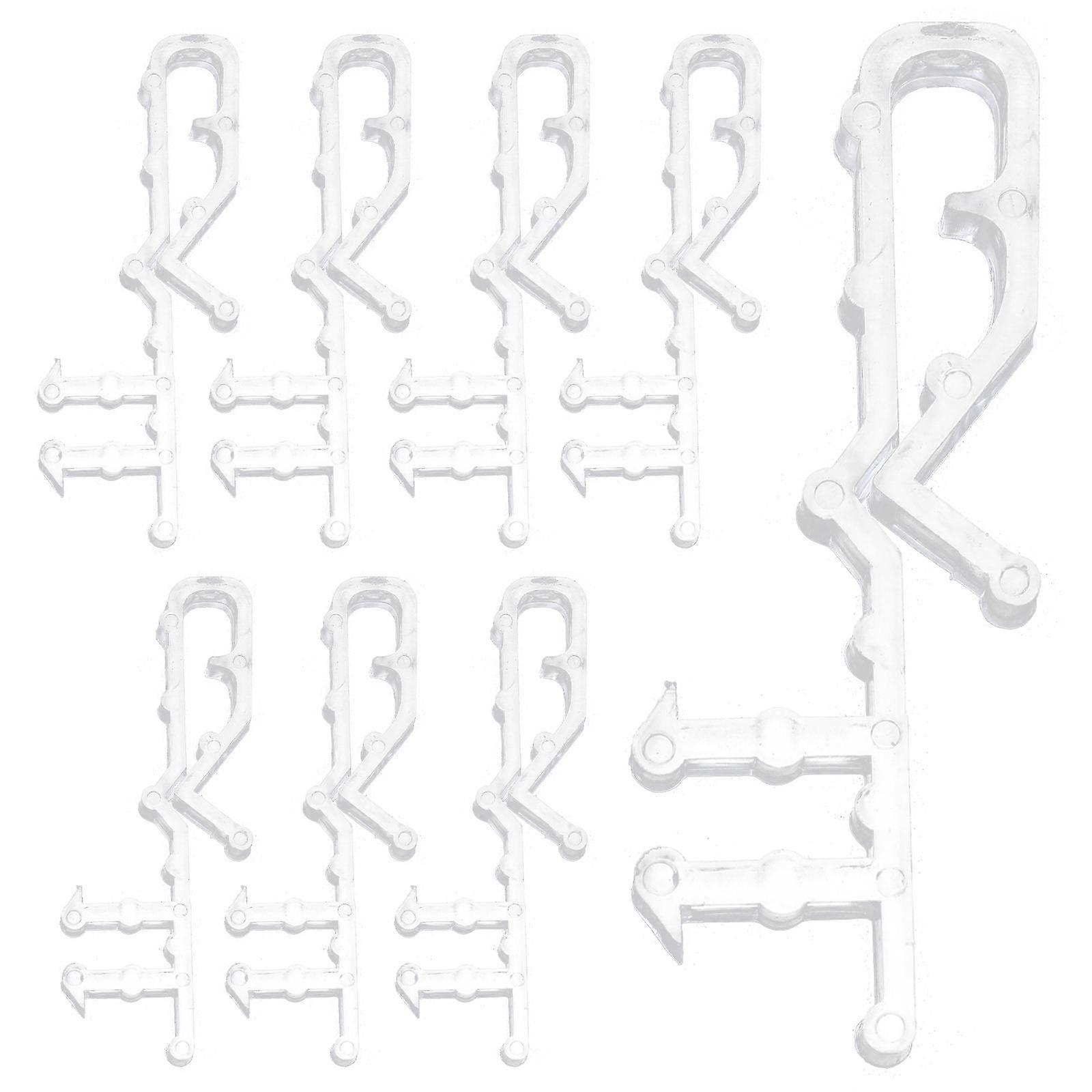 Plastic Curtain Clips Valance Clips For Blinds Simple Design Restaurant Setup 8Pcs
