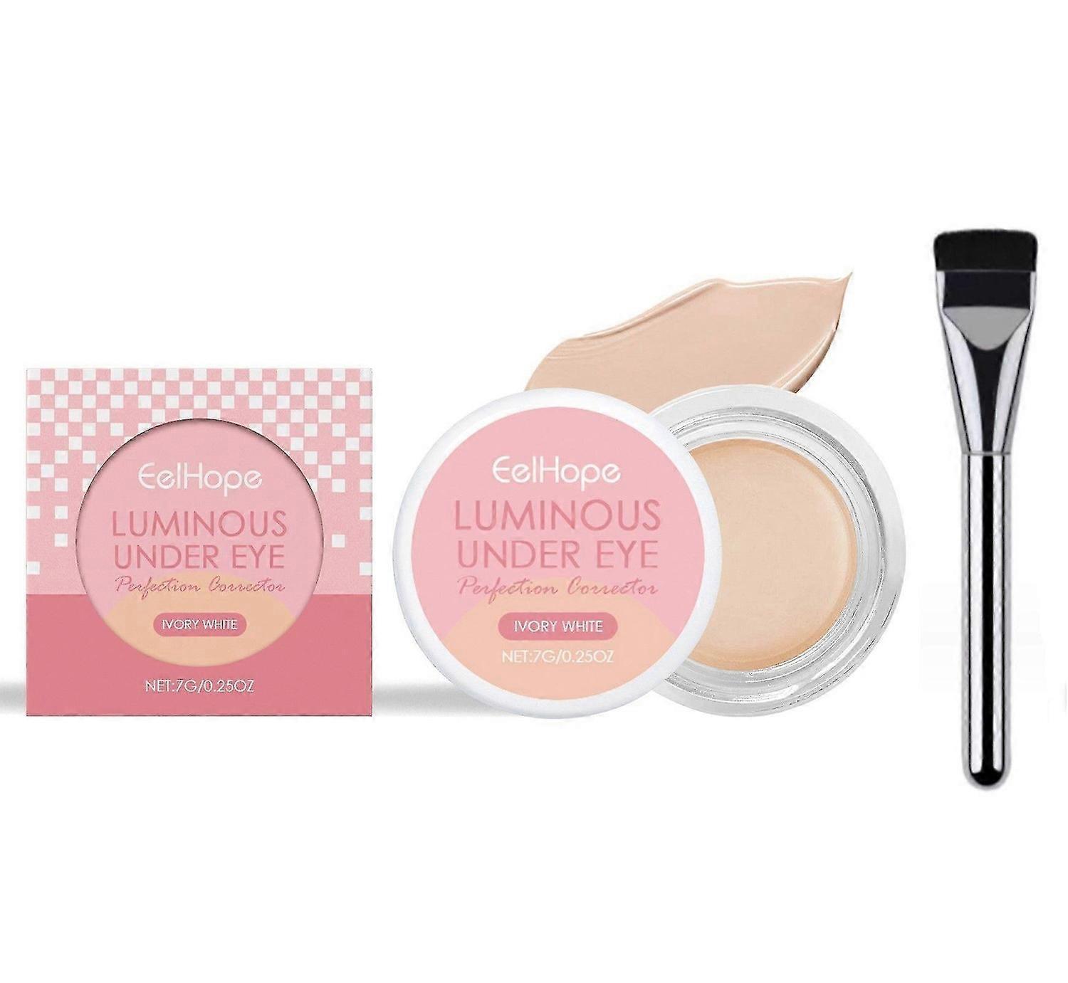 Under Eye Brightener, Brightening Cream Concealer, Under Eye Concealer for Conceal & Brighten Dark C