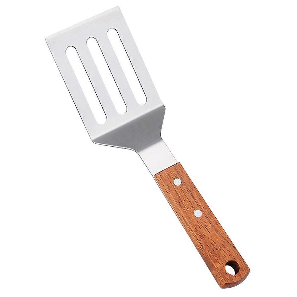 Spatula Grill Wooden Handle Flipping Steaks Polished Finish Home Cooks 25.00X7.20X1.00CM 1Set