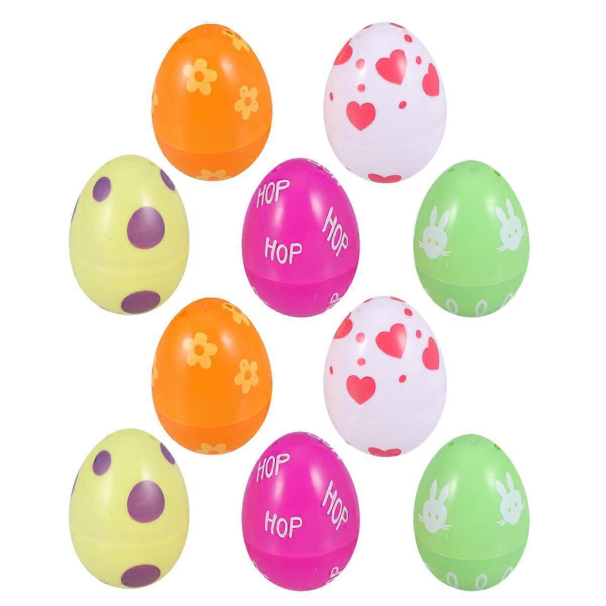 Realistic Eggs Decor Small Eggs Crafts For Easter Party Lightweight And Safe 6x4.2x4.2cm 10Pcs