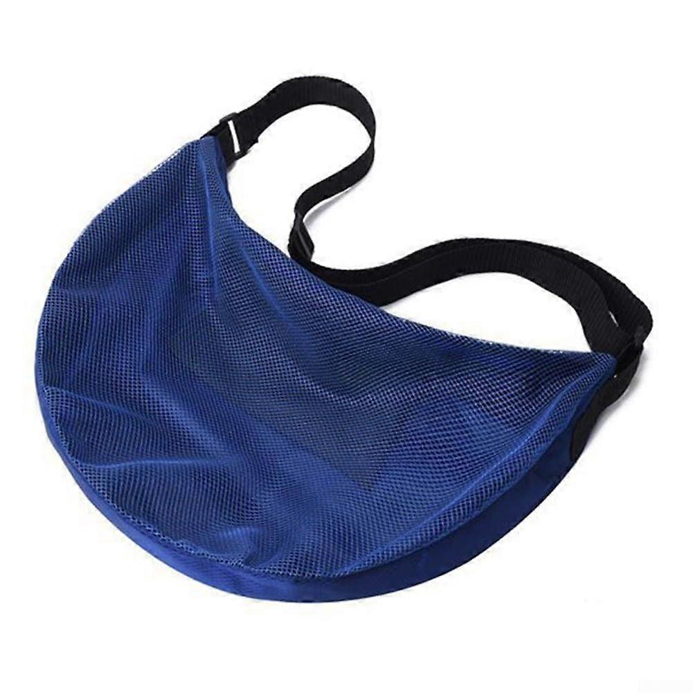 Portable Shoulder Basketball Bag - Large Capacity Wear Resistant Storage Bag for Basketball and Soccer Balls in Dunkelblau