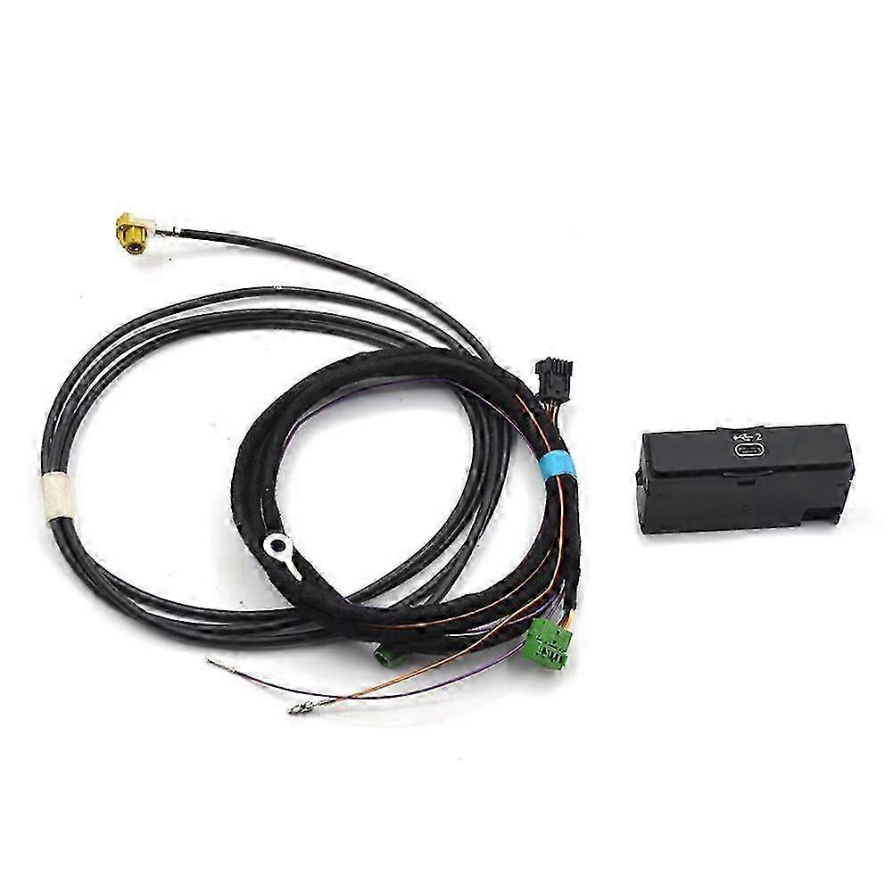 Pour A4 S4 A5 S5 Q5 2016-2024 Mib3 6 broches USB C Type C Link Phone Port 8w0 035 708 A 8w0035708a