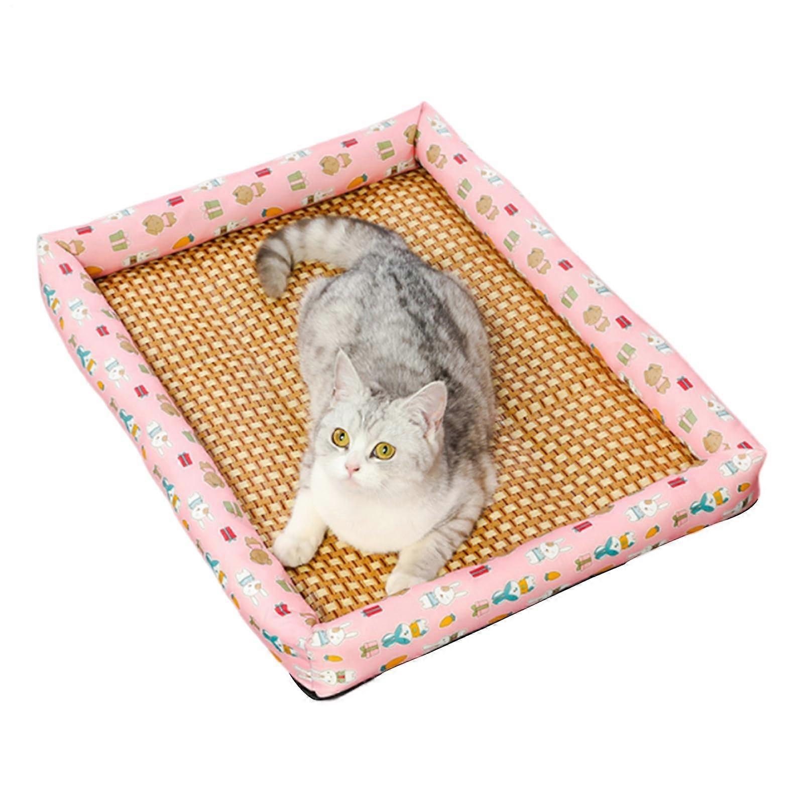 Dog Cooling Mat Breathable Pad For Cats And Small Animals, Scratch-Resistant Non-Slip Washable Surface For Sleeping And Playing