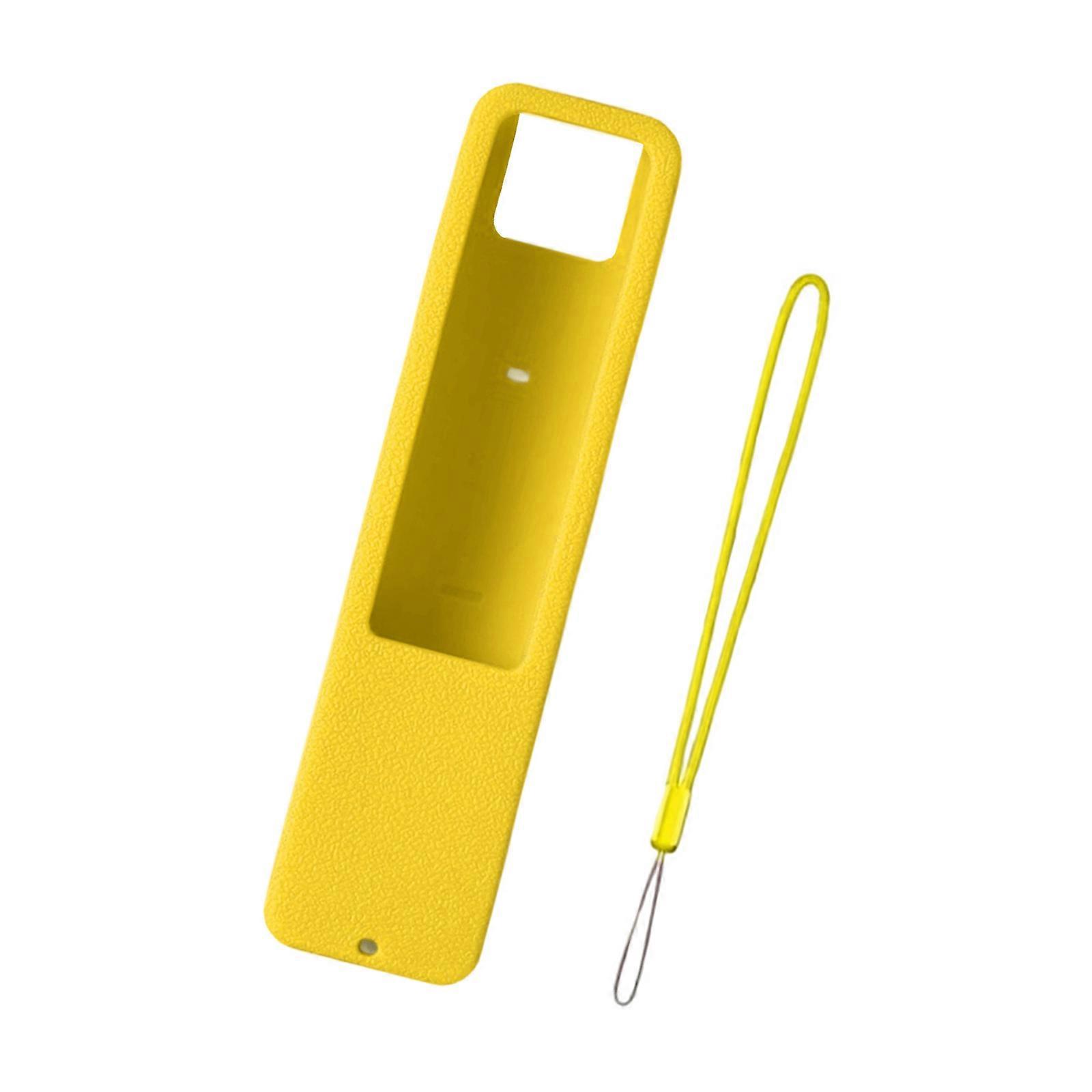 Thickened Remote Case for MR25GA Ergonomic Lanyard Accurate Button Cutout NonSlip Surfaces For Secure Handling Grip yellow