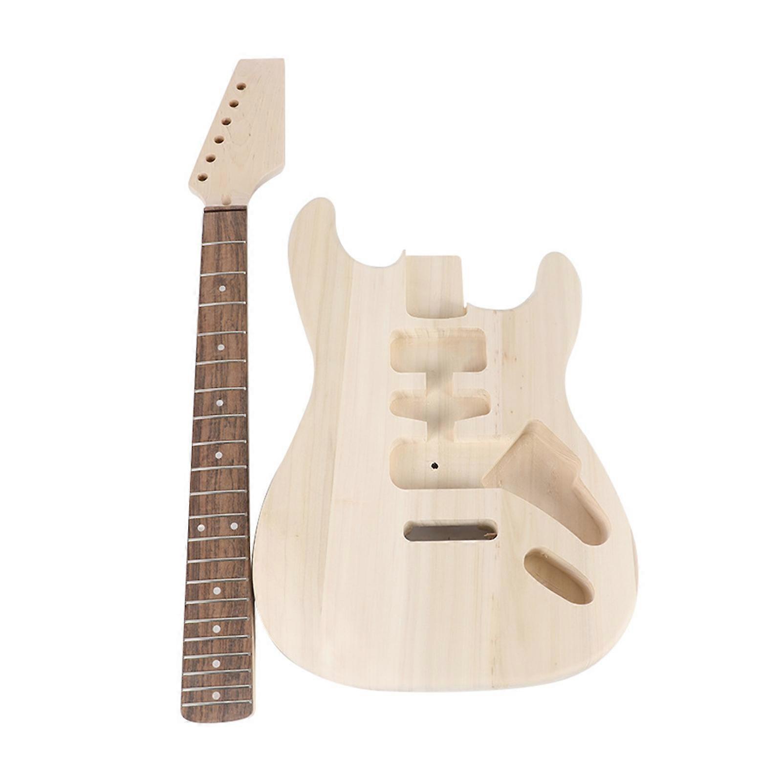 Electric Guitar Set For Adults With Solid Mahoganies Body And Maple Neck 6 String Instrument Techwoods Fretboard Pickups Multicolor