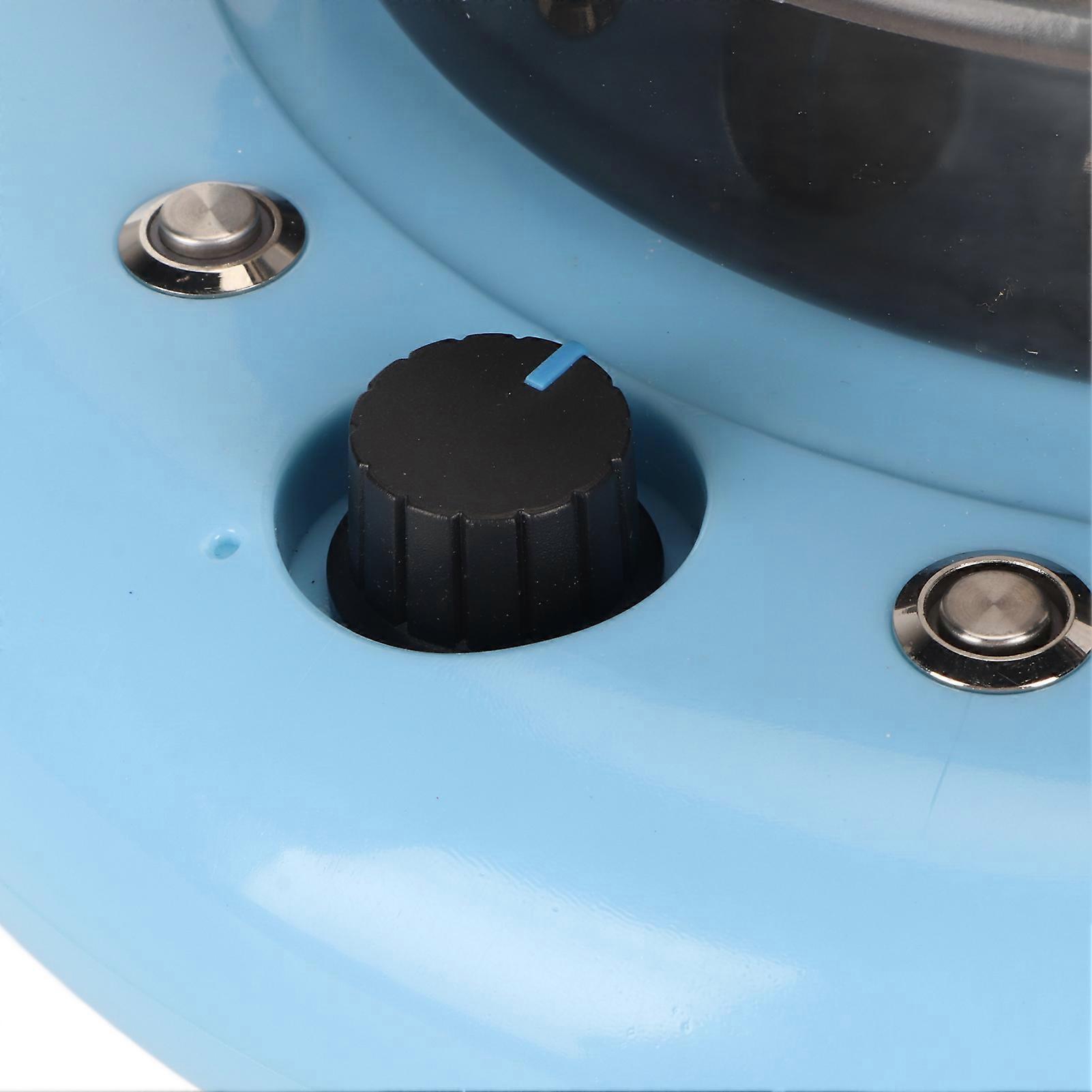 Mini Pottery Wheel Detachable Basin Electric Clay Machine for Children Beginners Blue 100‑240V UK Plug