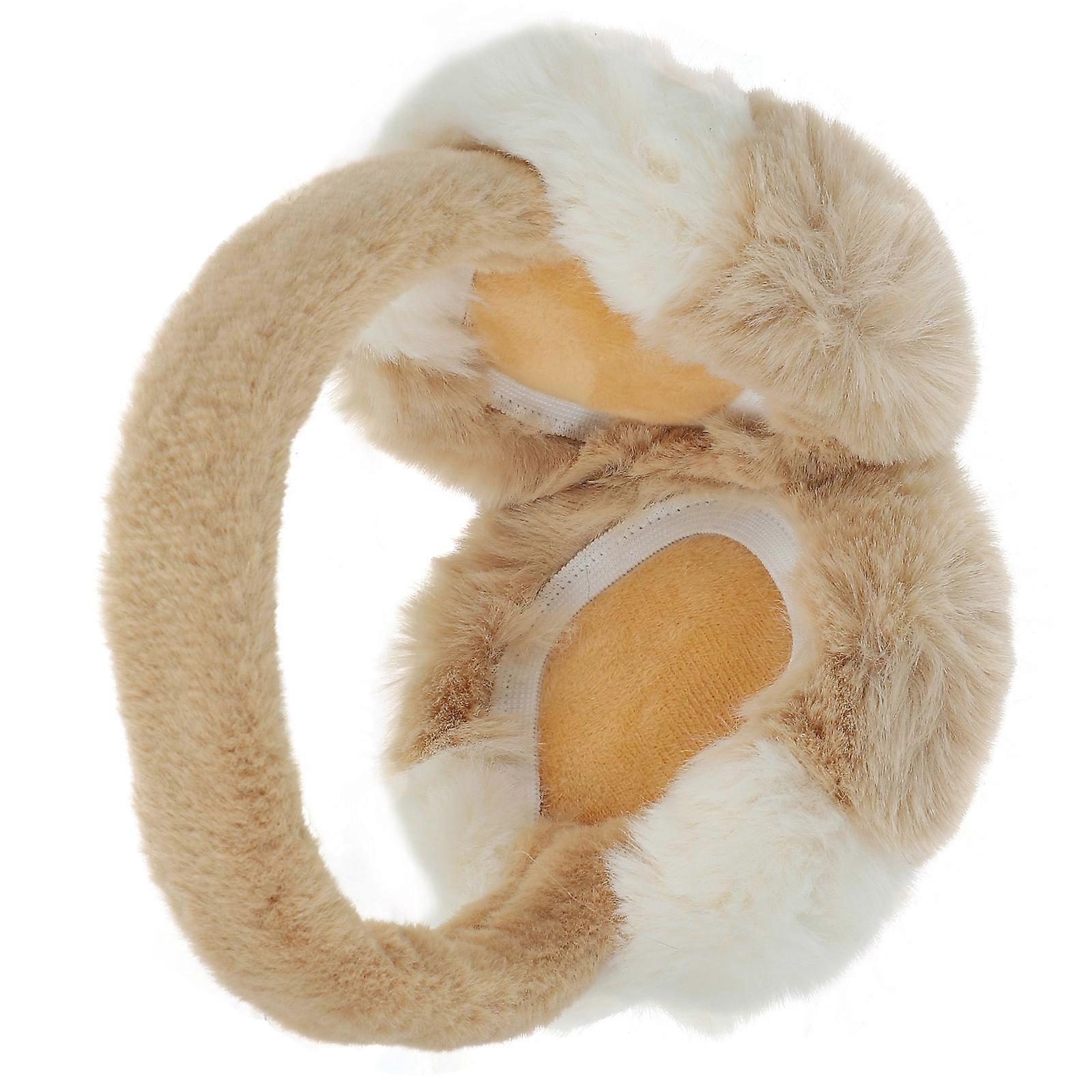 Winter Ear Muffs Thickened Acrylic Windproof Ear Warmers Lightweight Compact Cold Weather Protection For Women
