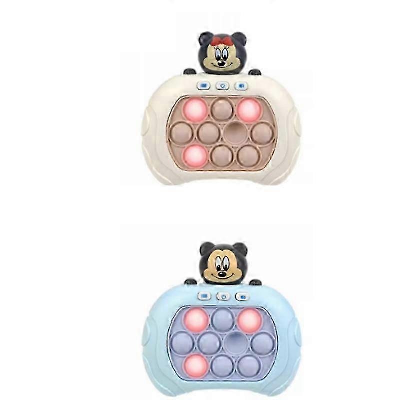 Break Through The Customs Quick Push Decompression Game Machine Press Music Rodent Pioneer Hamster Children's Educational Toys