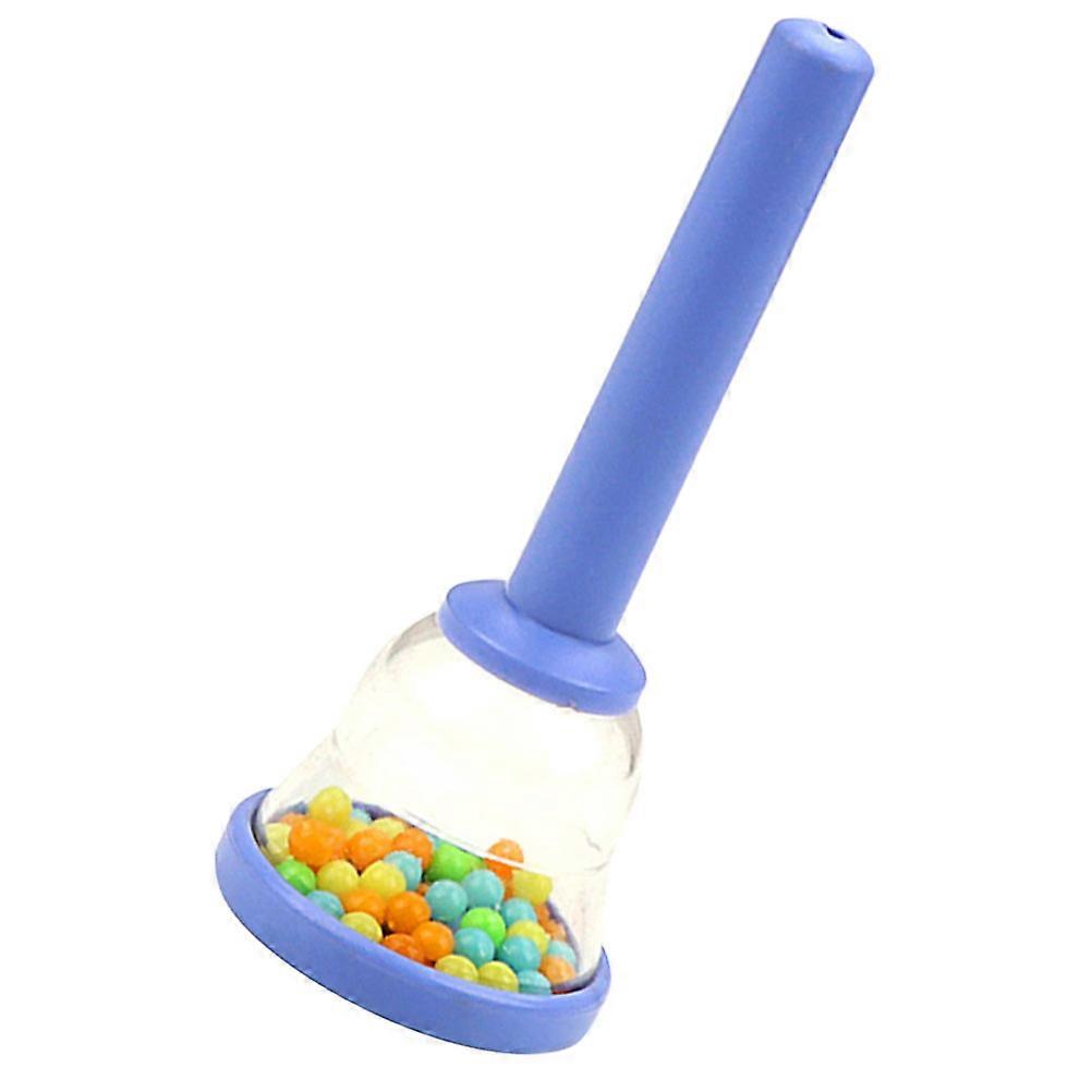 Hand Shaking Bells Plastic Shaker Bell Hand Bell Simple and Delicate Design Toddler Music Interest Cultivation 1Pcs