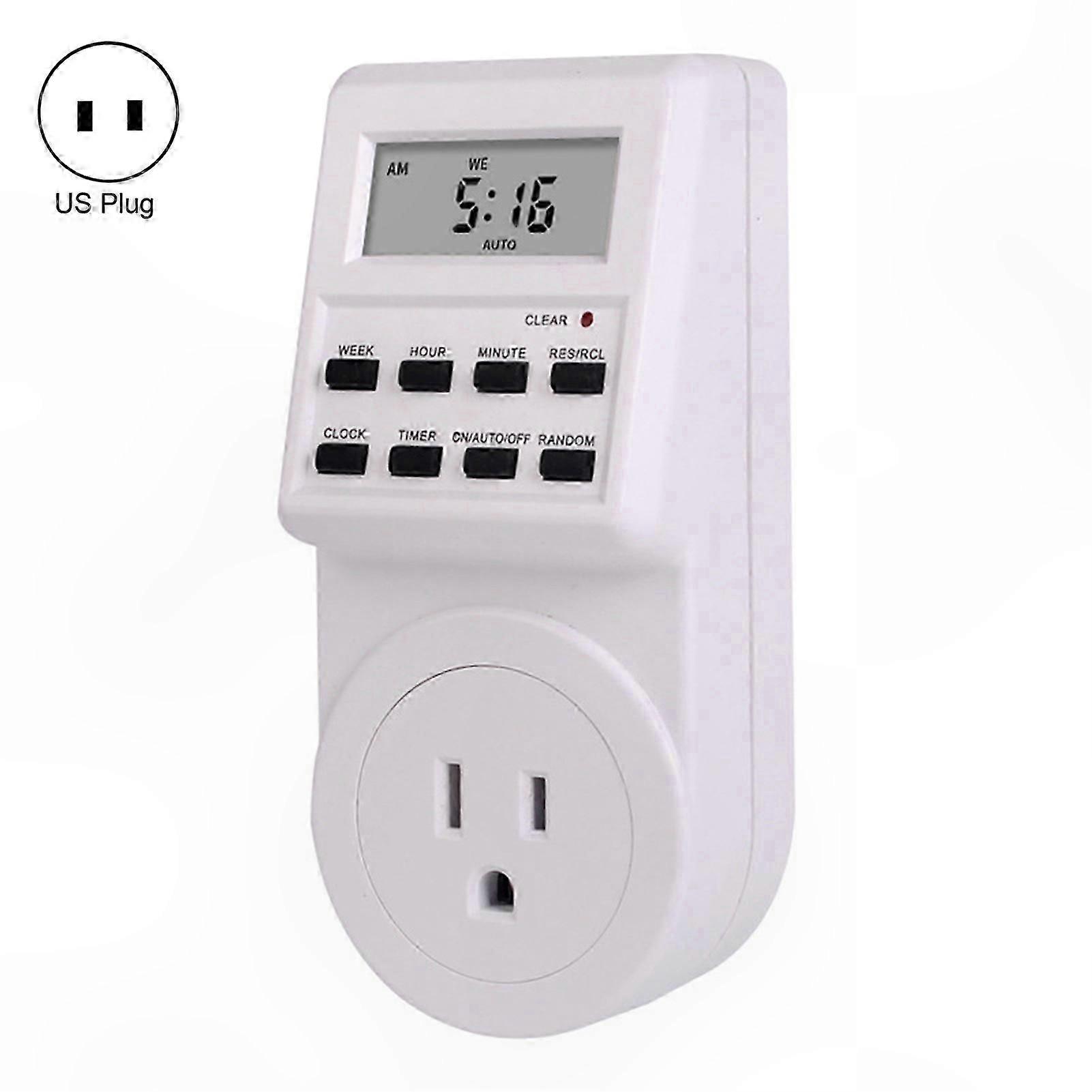 Programmable Timer Switch with Digital Display for Home Automation