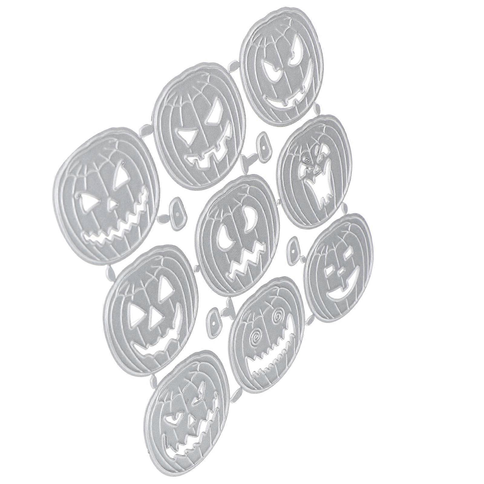 Halloween Embossing Tool Die Cuts Pumpkin Face Shape Carbon Steel Diy Tool 1Pc