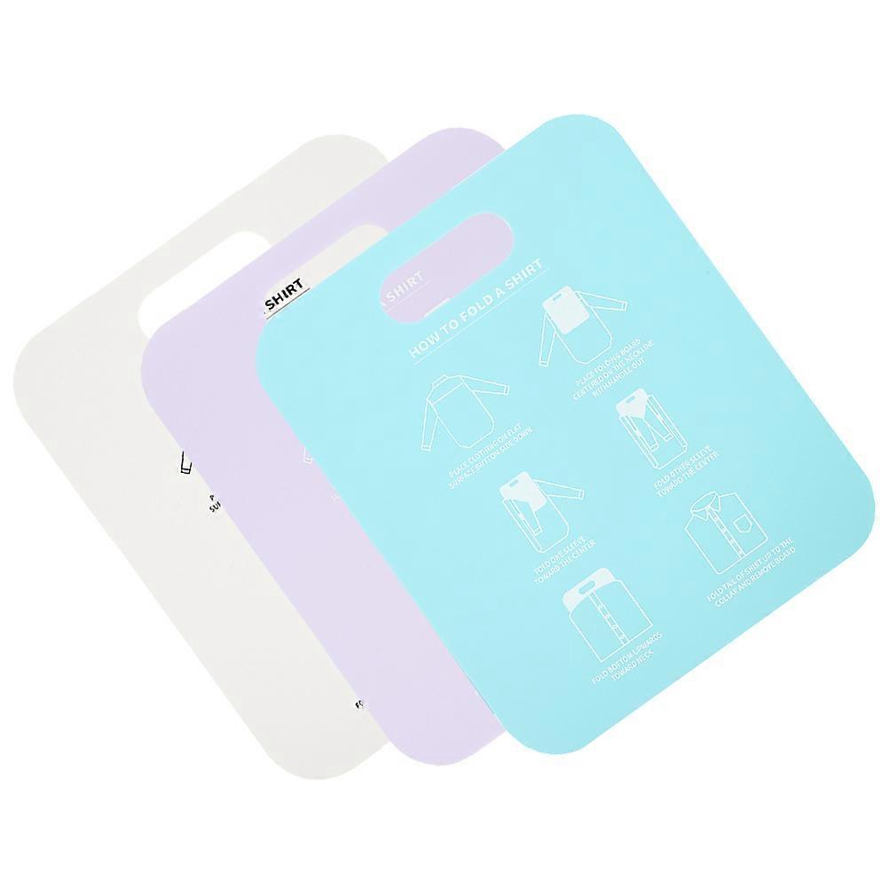 Shirt Folder Clothes Folding Board for Home Use 3Pcs Assorted Color Folding Tool