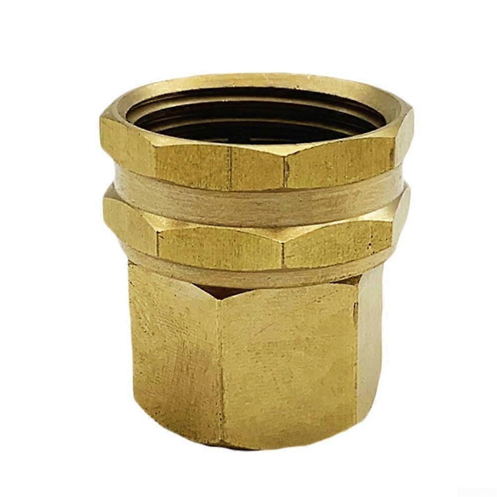 Robust 2Piece Brass Swivel Joint, 3/4 to 1/2 NPT Reliable Copper Connectors for Plumbing Efficiency