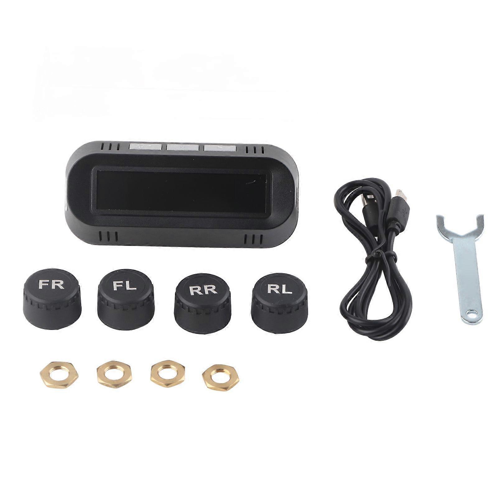 External tyre pressure monitoring system solar TPMS sensor for cars SUVs