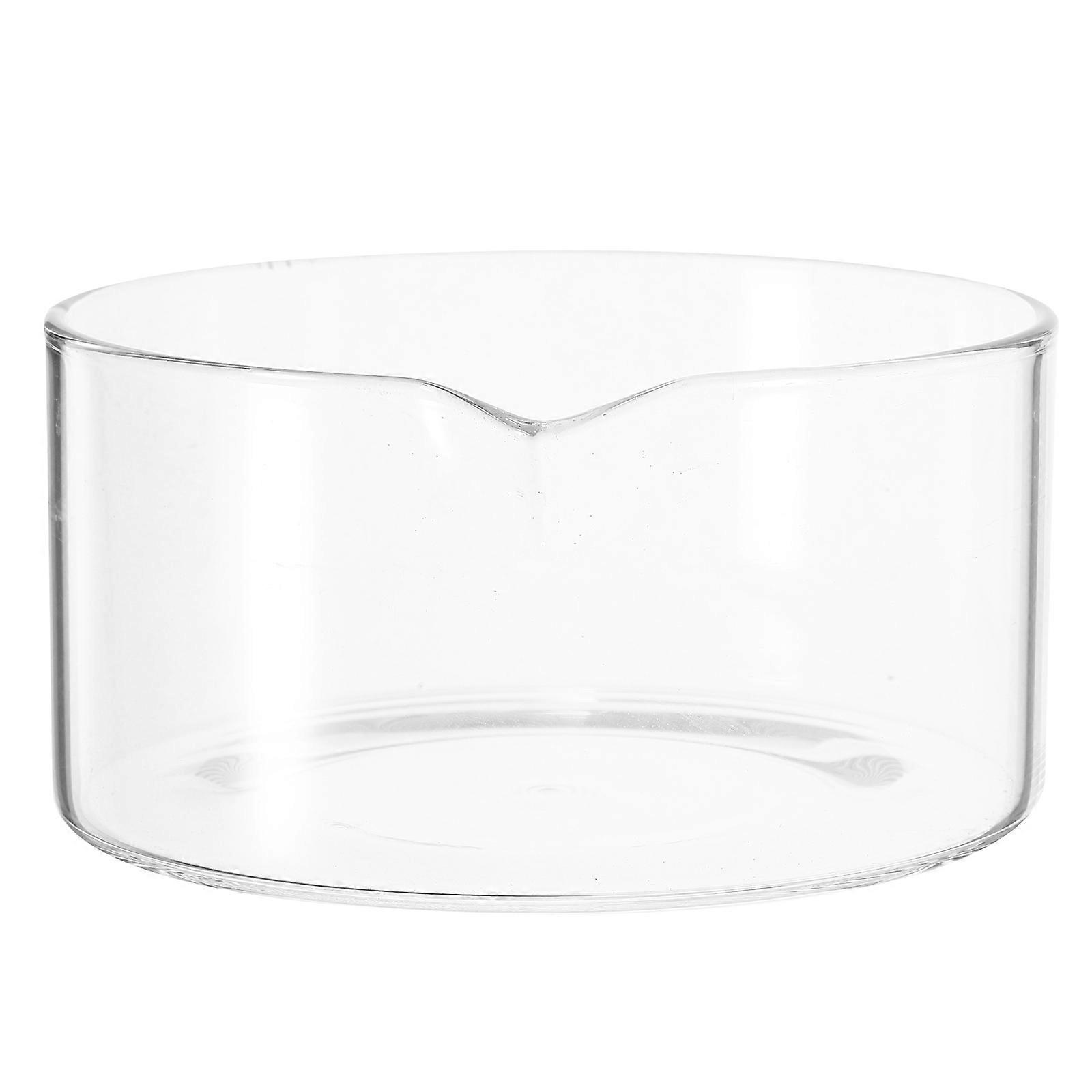 Flat Bottom Glass Crystallization Dish for Laboratory Experiment Equipment Storage Dish 1 Set