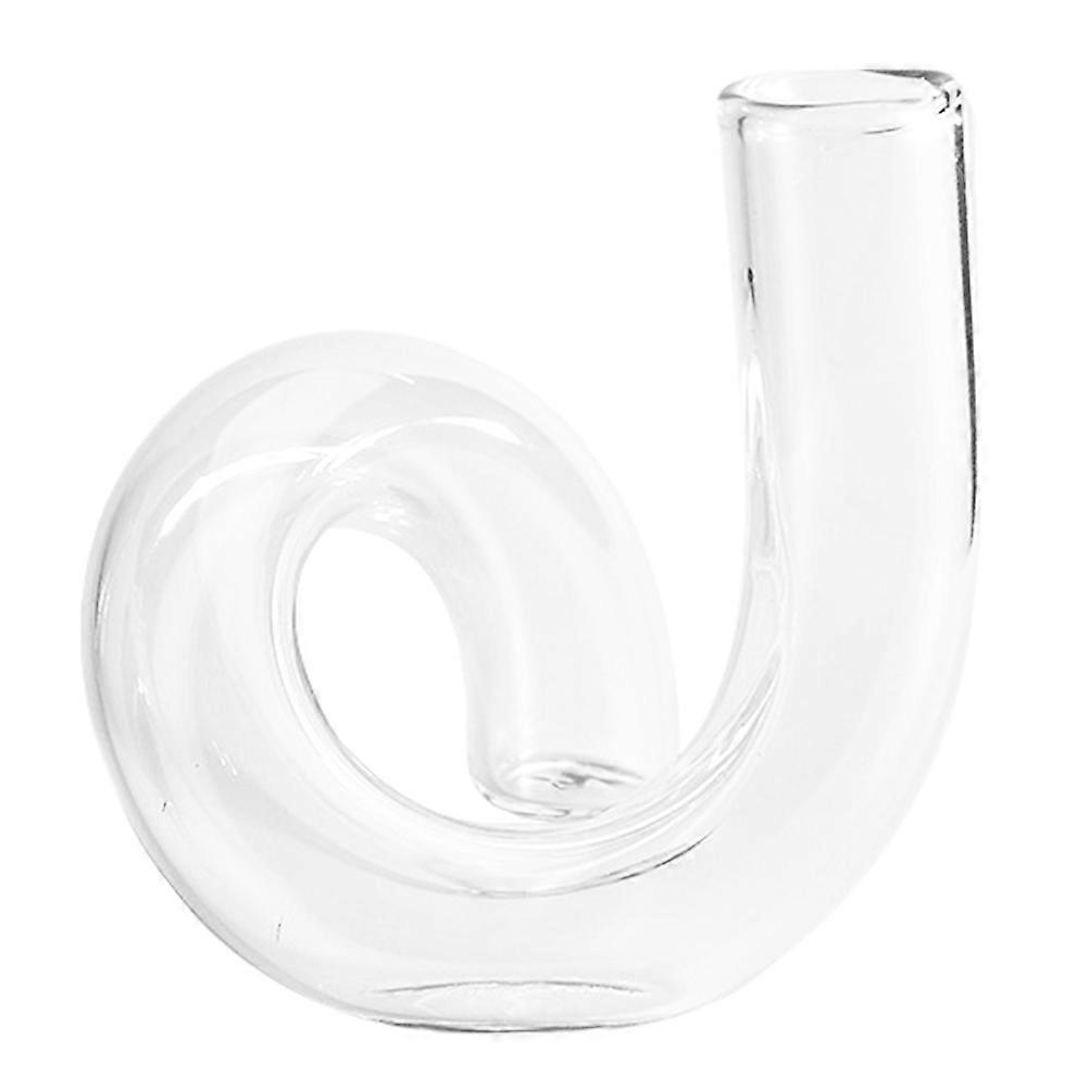 Irregular Glass Vase for Flower and Plant Bottles Creative and Delicate Design 1 Set
