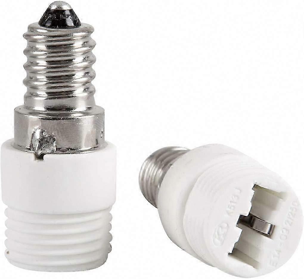 Pack E14 to G9 Ceramic Socket Adapter for LED, Halogen, CFL Light Bulbs