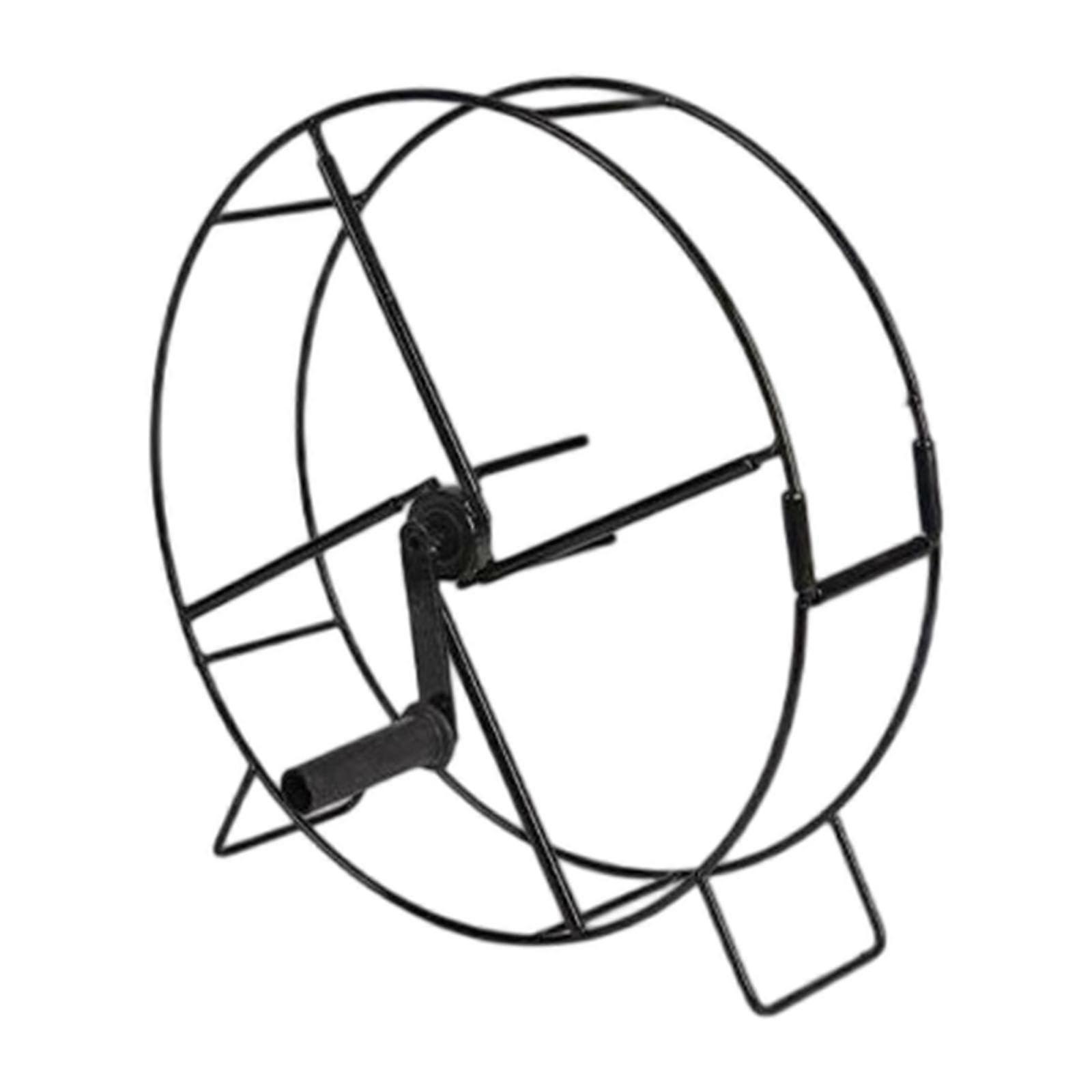 Garden hose cart, pressure cleaner hose reel, winding tool, storage shelf for terrace, floorstanding type
