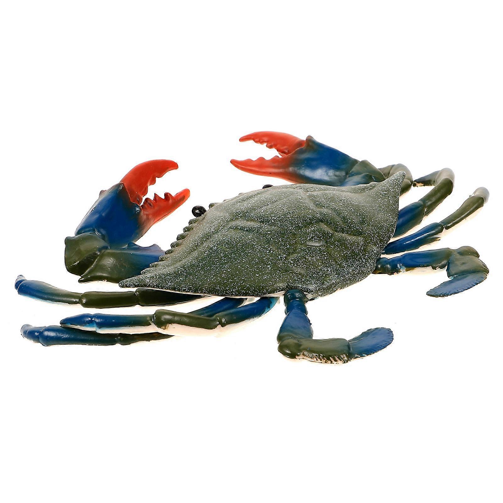 Blue PVC Animal Toys for Children Playing with High Simulation Design Great for Decoration 6 Pieces