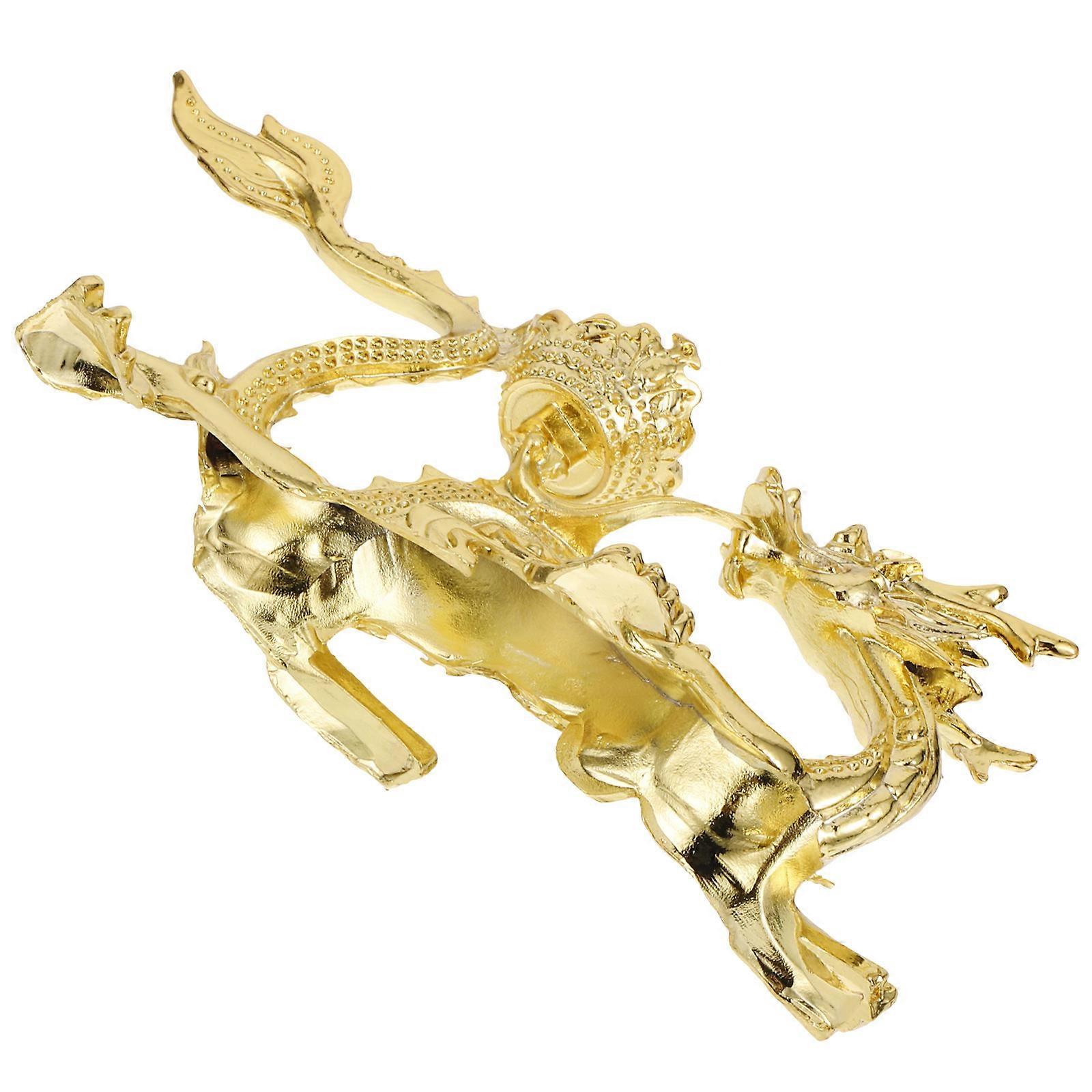 Elegant Dragon Shape Crystal Ball Stand Display Holder For Home And Office Decor Golden 1Set