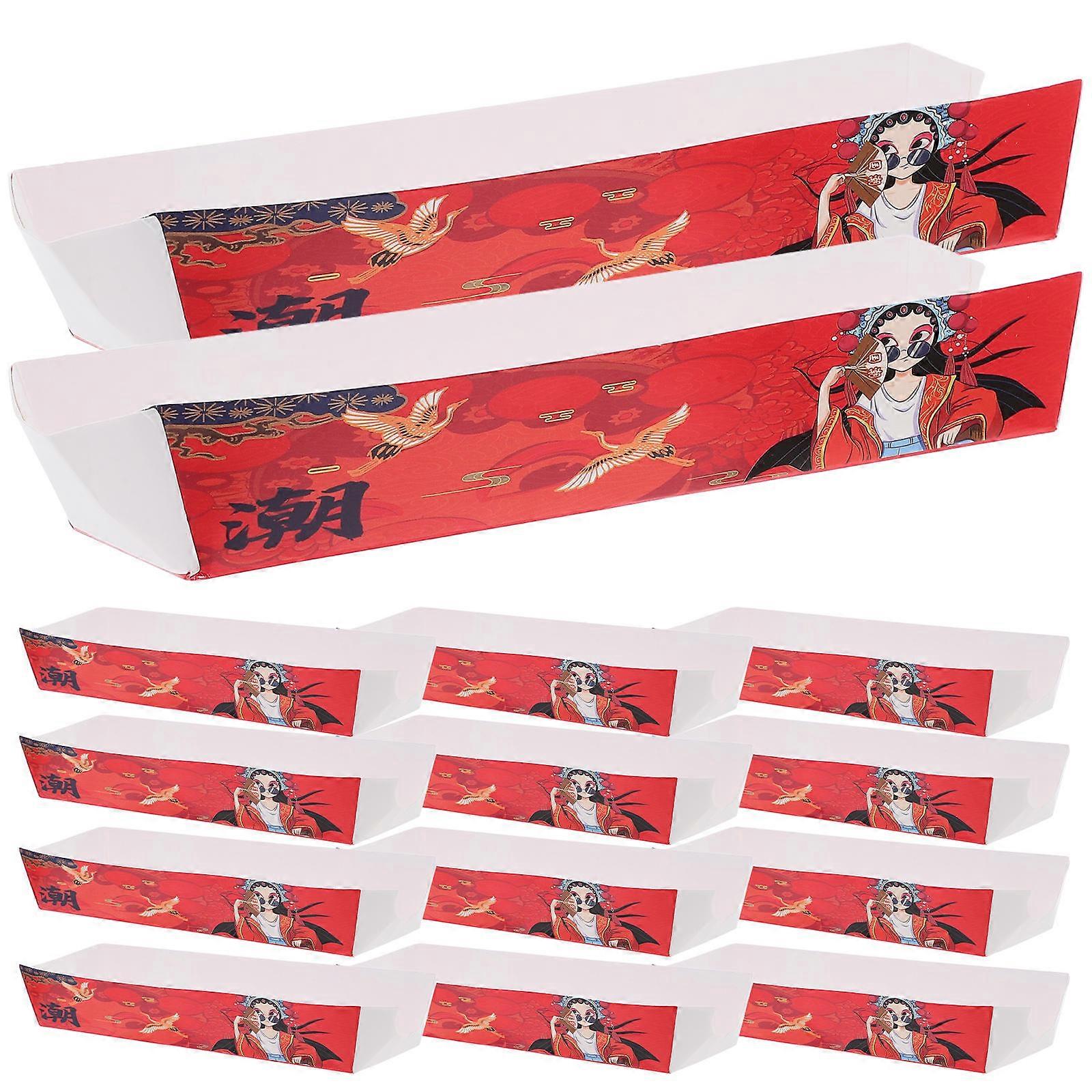 100Pcs Takeout Food Boxes Paper Hot Dogs Holder Perfect For Transportation And Storage Container Use Versatile And Widely Used