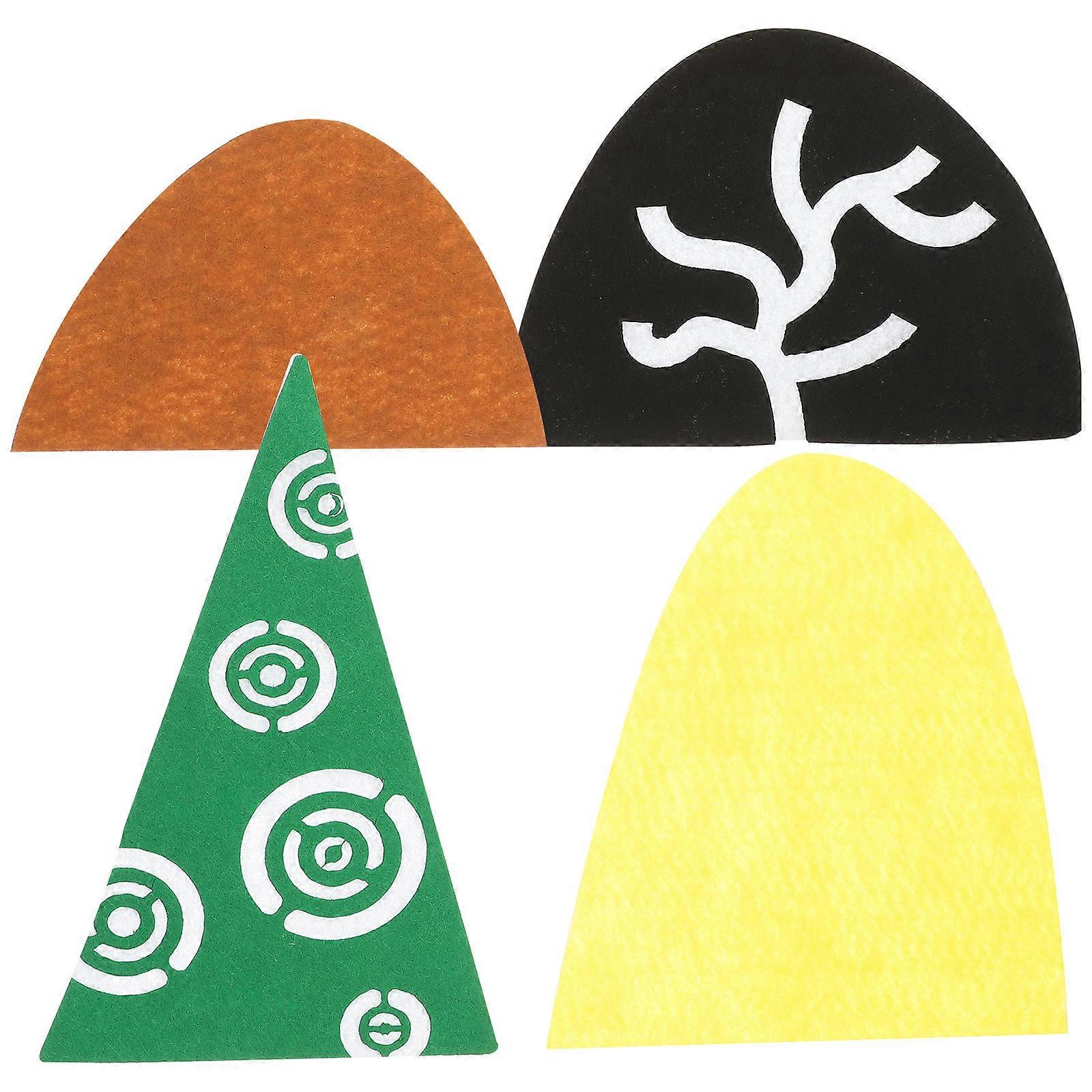 Removable Tree Pattern Wall Decals, Non Woven Fabric Room Decor for Kindergarten Classroom and Playroom, Easy to Install and Durable Bulletin Board
