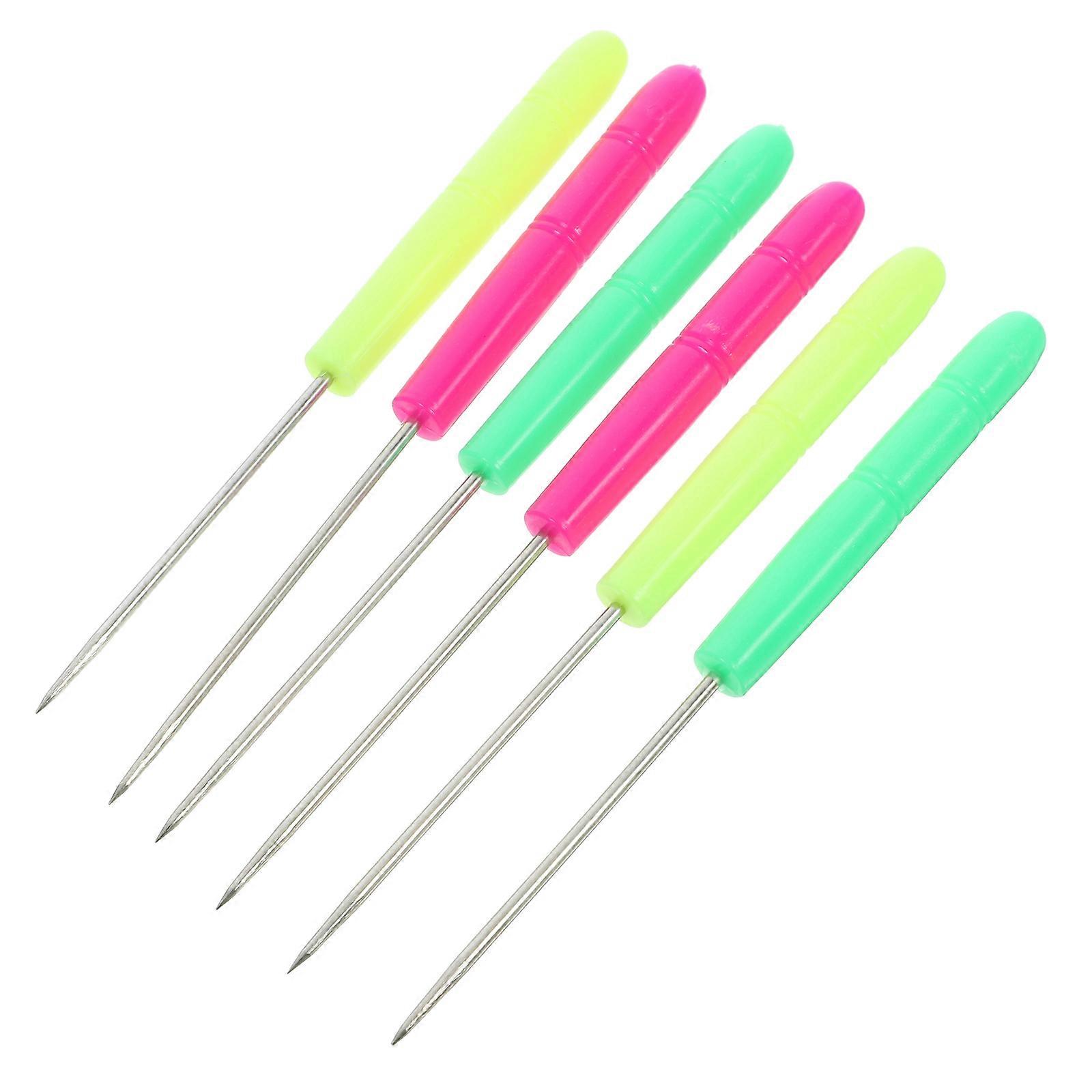 Assorted Color Sugar Stir Needle Stainless Steel Cake Decorating Tool for Cookies and Biscuits 1 Set