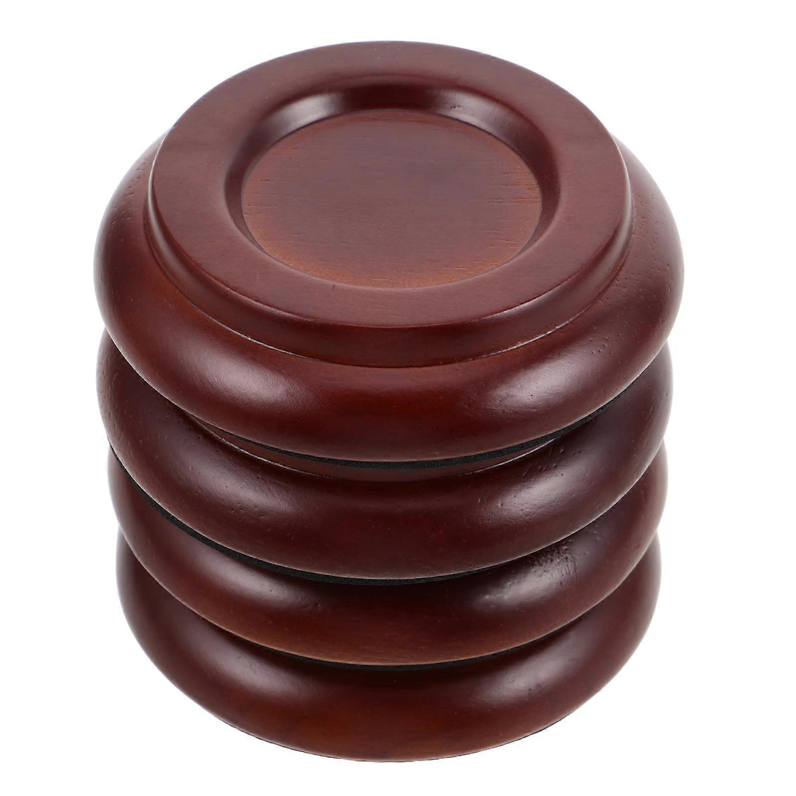 Non Slip Piano Caster Cups 4pcs Furniture Floor Protectors for Sofas, Beds & Chairs Durable, Vibration Reducing Design for Hardwood Floors