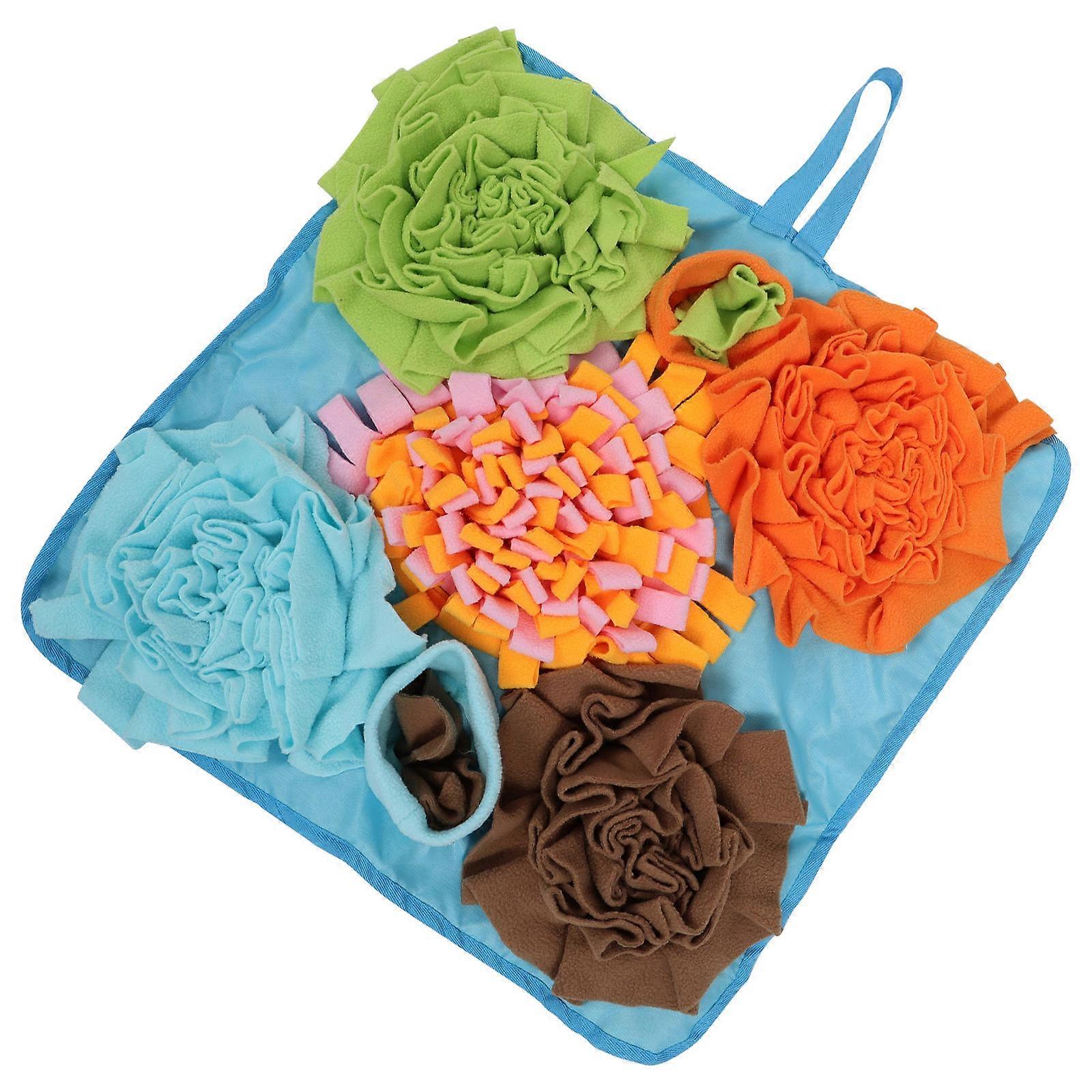 Dog Snuffle Mat for Pet Use with 1Pcs Slow Feeding Food Dispenser Mat
