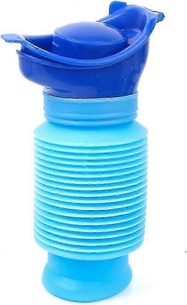 sisäänvedettävä hätäpisuaari - Mini kannettava wc retkeilyyn, ulkoiluun ja matkoille - lapsille ja aikuisille - 750ml