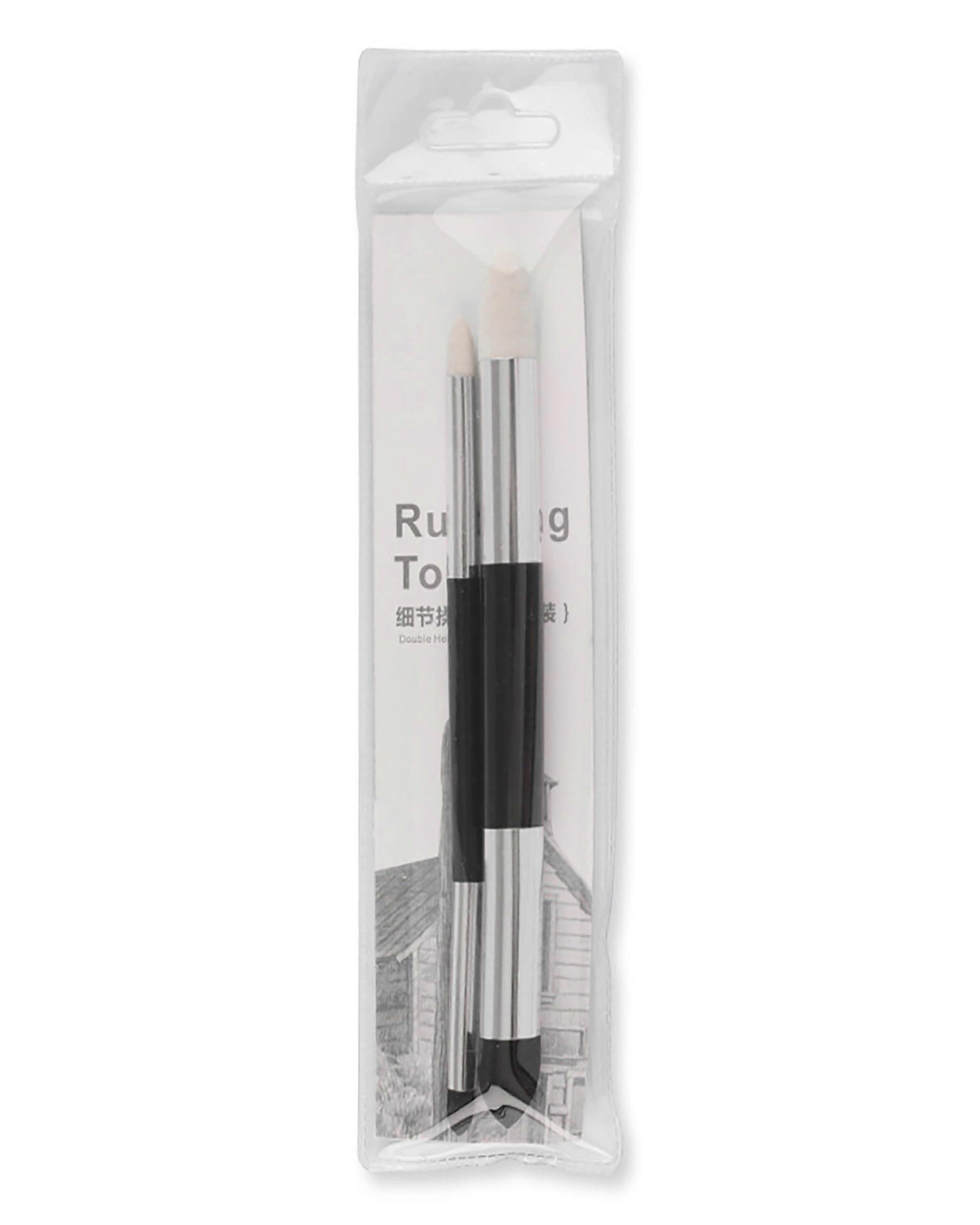 2 Pieces Sponge Pen for Mixing, Sketch Pen Drawing Blending Stumps, Double Head Sponge Pen, Pencil Sponge Sketch 2 Sizes