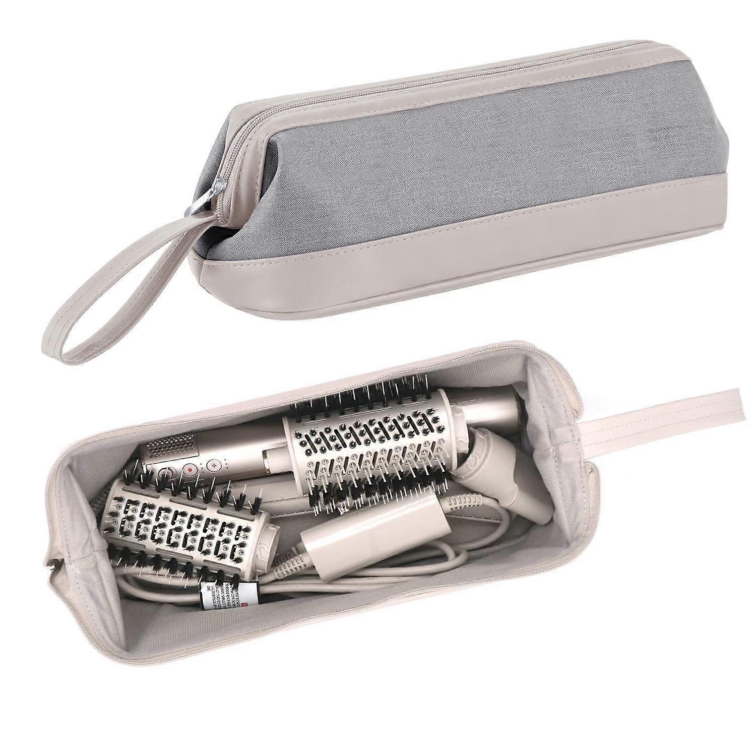 Shark Flexstyle/Dyson Airwrap Carrying Case, Travel Bag, Light Grey
