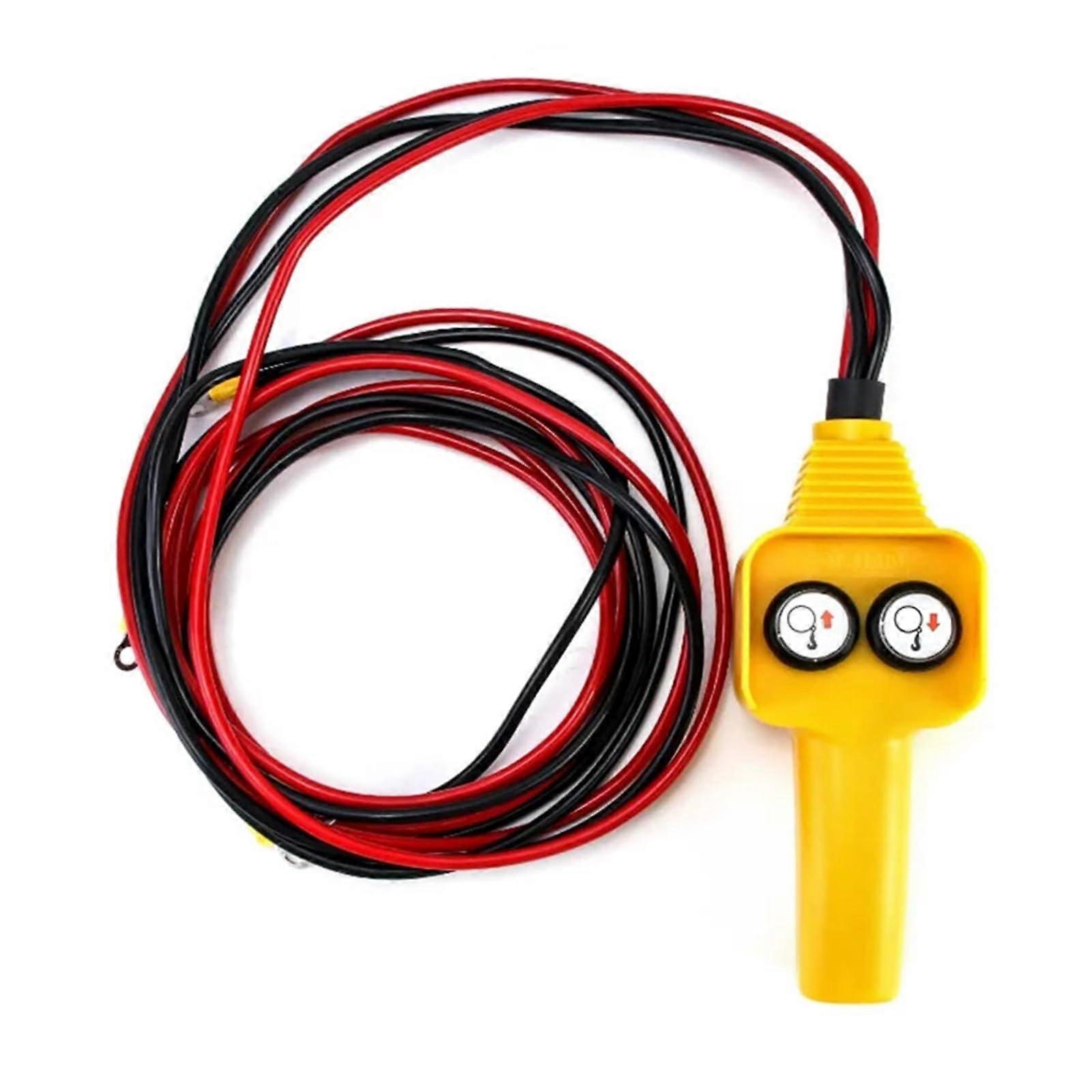 Manual Control Assembly for Winch 12V Up Down Handheld Crane Button Switch 1500-5000 lbs